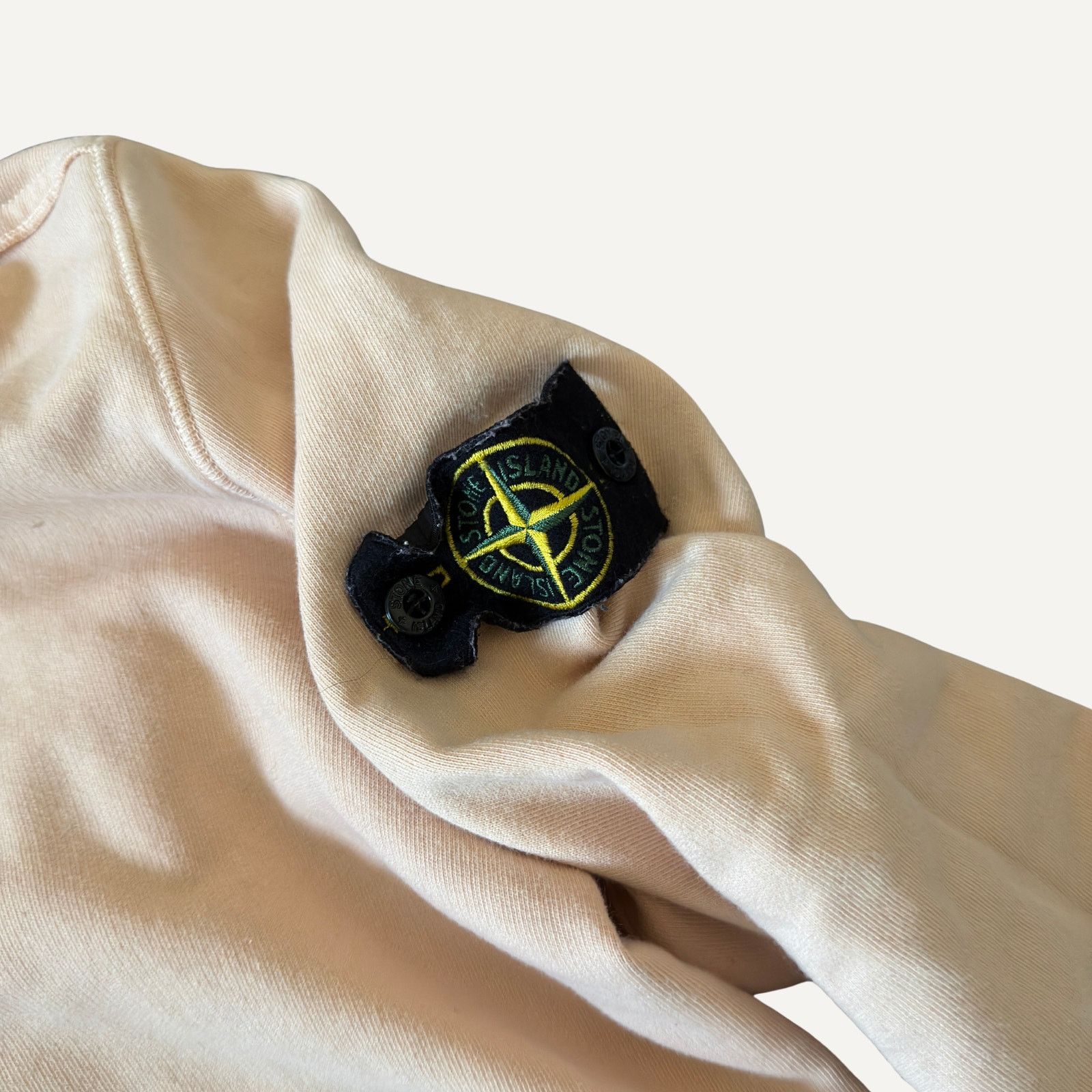 Stone Island Size S - Stone Island Badge Men's Pink Pullover Hoodie Size US S / EU 44-46 / 1 - 3 Thumbnail