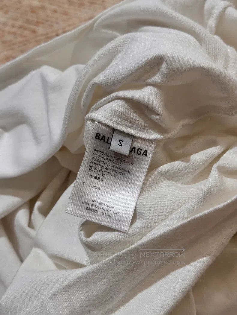 Balenciaga Balenciaga NASA White Short Sleeve - S Size US S / EU 44-46 / 1 - 4 Thumbnail
