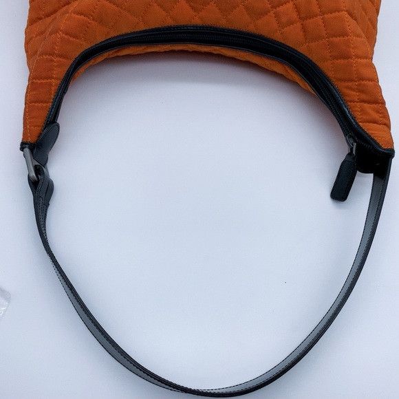 Bally Vintage Bally Orange Quilted Hobo Shoulder Bag Size ONE SIZE - 13 Thumbnail