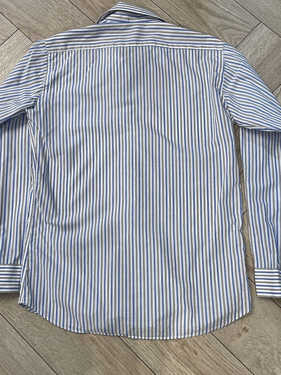 Givenchy Givenchy Paris Long Sleeve Button Down Dress Shirt Striped Size US M / EU 48-50 / 2 - 5 Thumbnail