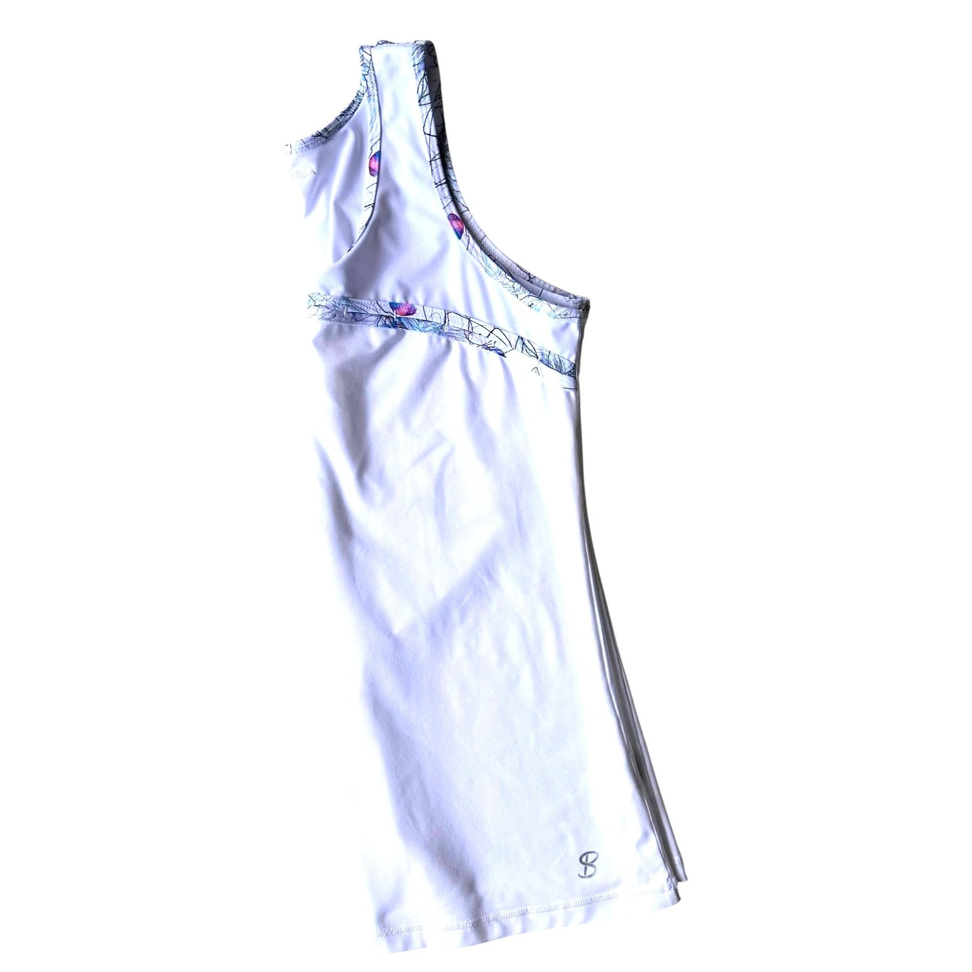 Other Bosofibella Tennis Top Large White Sleeveless Pickleball Size L / US 10 / IT 46 - 9 Thumbnail