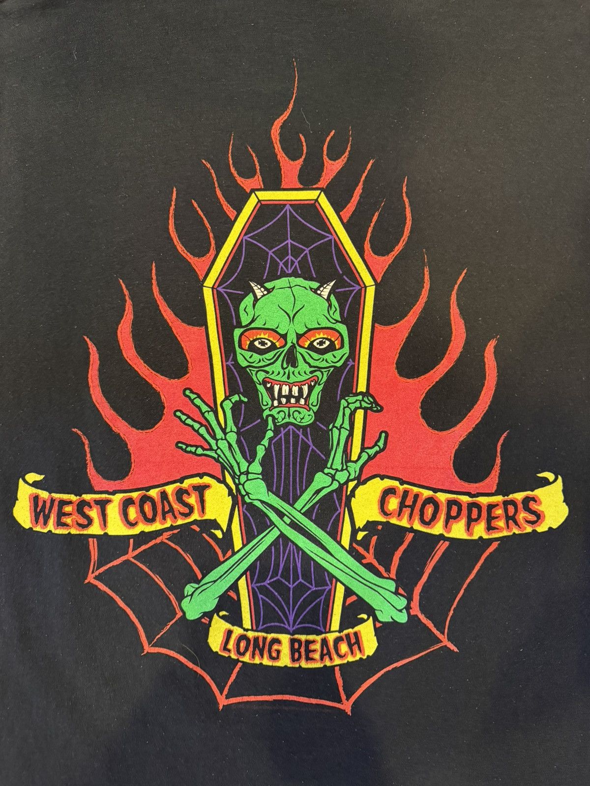 West Coast Choppers West Coast Choppers WCC Coffin Monster T-Shirt Size US XXL / EU 58 / 5 - 9 Thumbnail