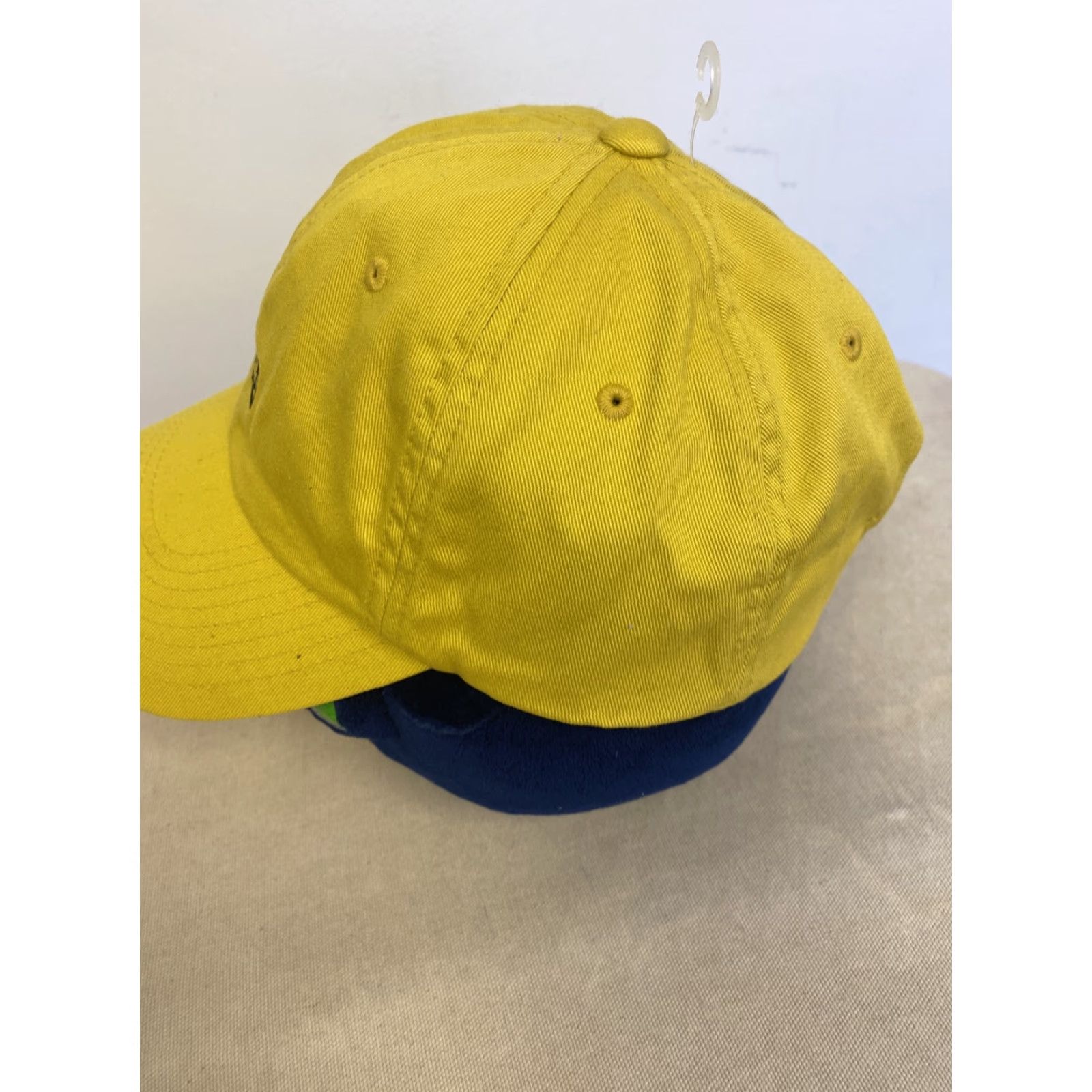Vans VANS Hat Baseball Cap Strapback Yellow Adjustable Embroidered Spell Out Mens One Size Yellow Modern Cotton UV Protection Adjustable Strapback Vol. 354 Size ONE SIZE - 3 Thumbnail