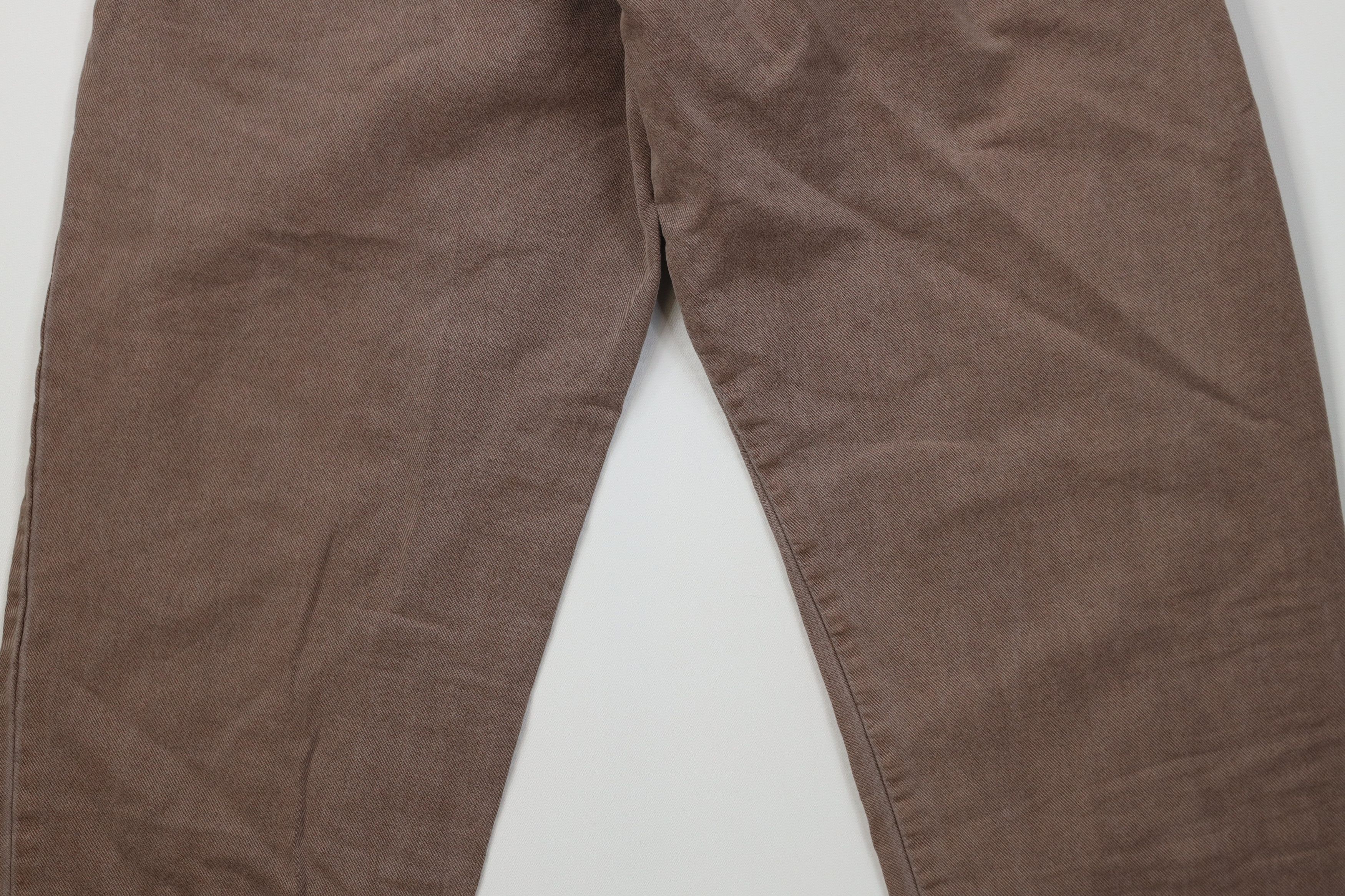 Vintage Vintage Y2K Streetwear Blank Chocolate Dyed Joggers Pants Size US 34 / EU 50 - 12 Thumbnail