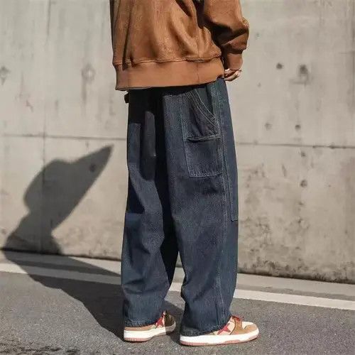 Japanese Brand Fujita x Aida Blue High Street Vintage Loose Jeans Size US 30 / EU 46 - 4 Thumbnail