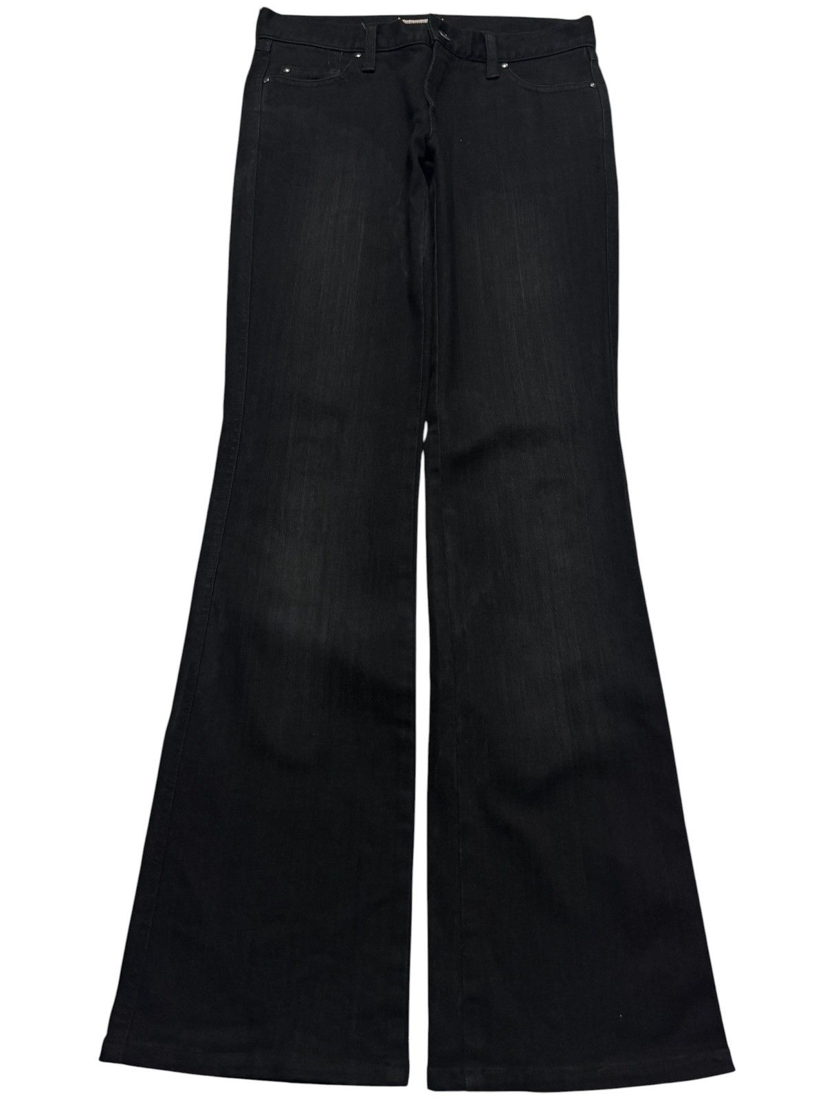 Tornado Mart SLIM FLARED 90's STYLE JAPANESE STONE WASHED SUPER BLACK Size US 28 / EU 44 - 1 Thumbnail