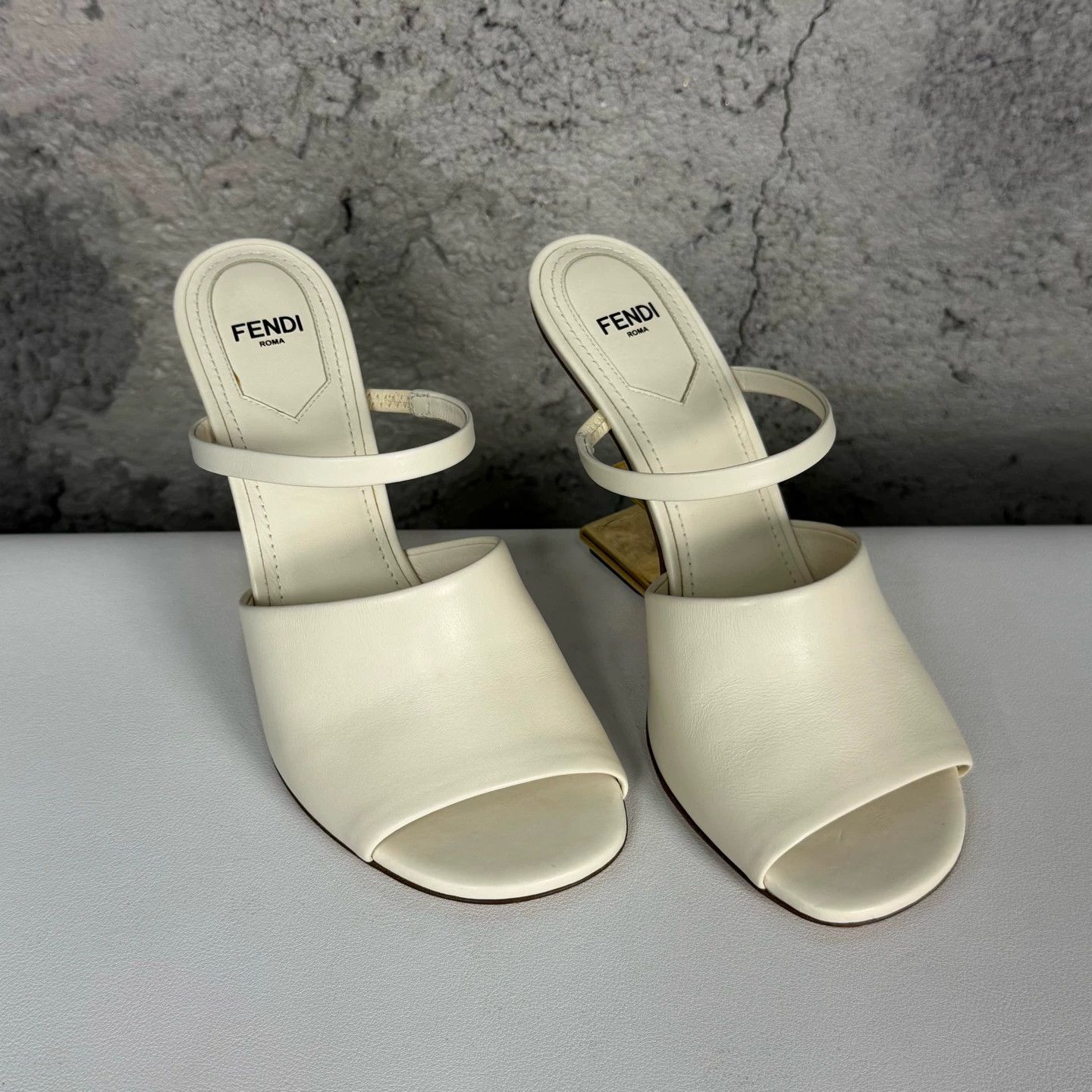 Fendi Fendi Women's High Heel Sandal New Size 37 Size US 6.5 / IT 36.5 - 1 Thumbnail