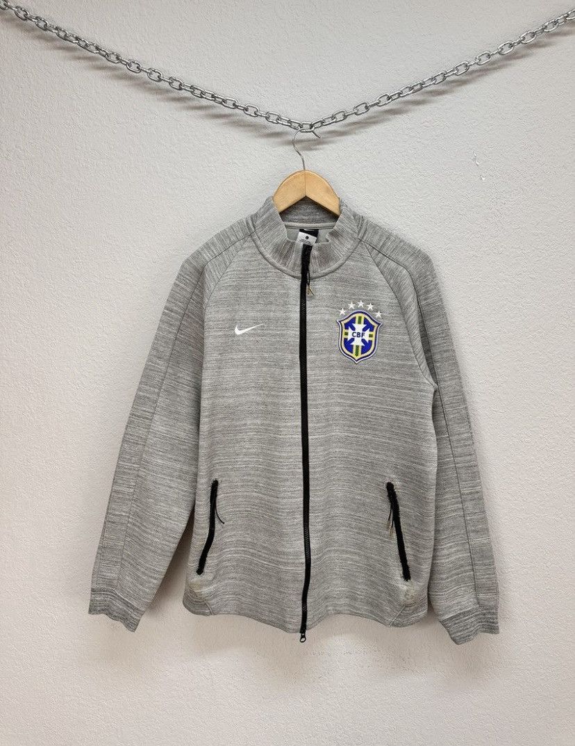 Nike Nike Halfzip Tech Fleece Brazil Size US L / EU 52-54 / 3 - 2 Thumbnail