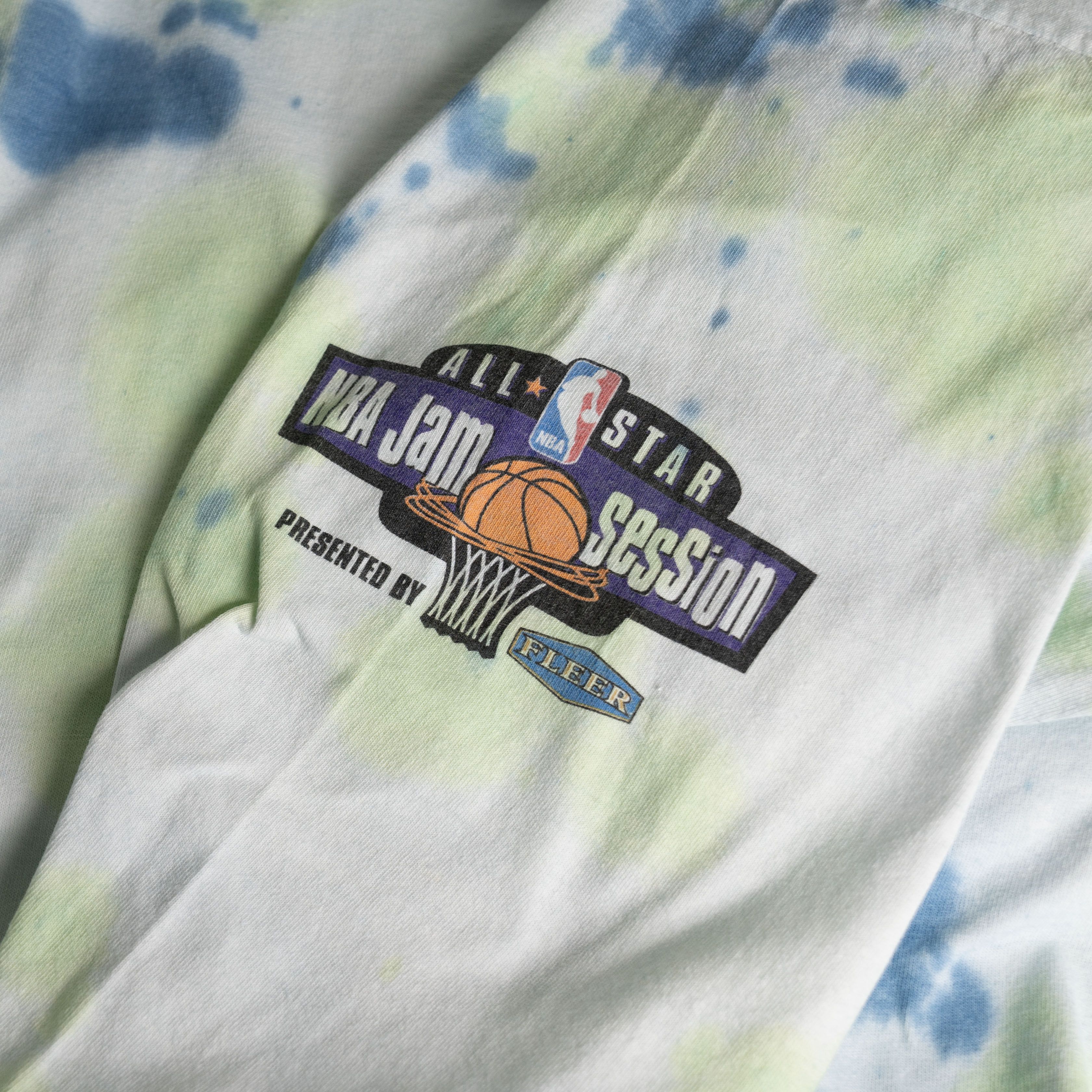 Vintage Vintage 1990's American Express NBA Long Sleeve Tee Shirt Size US L / EU 52-54 / 3 - 3 Thumbnail