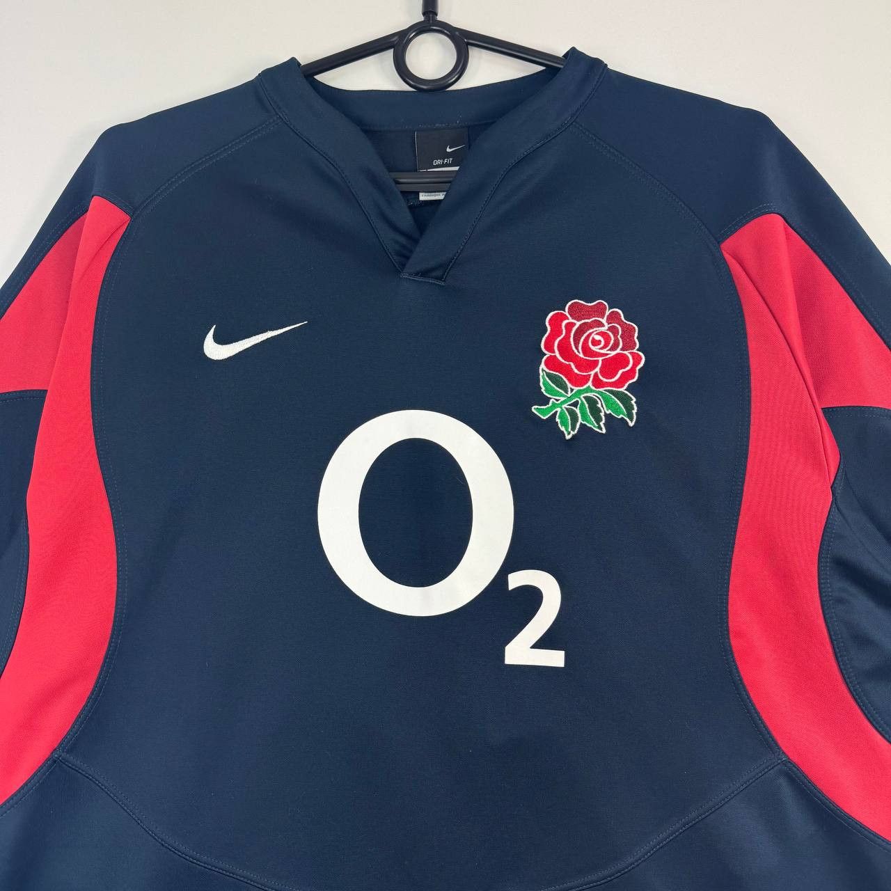 Nike Nike England Rugby Union O2 Jersey CA#05553 Mens Size L Size US L / EU 52-54 / 3 - 2 Thumbnail