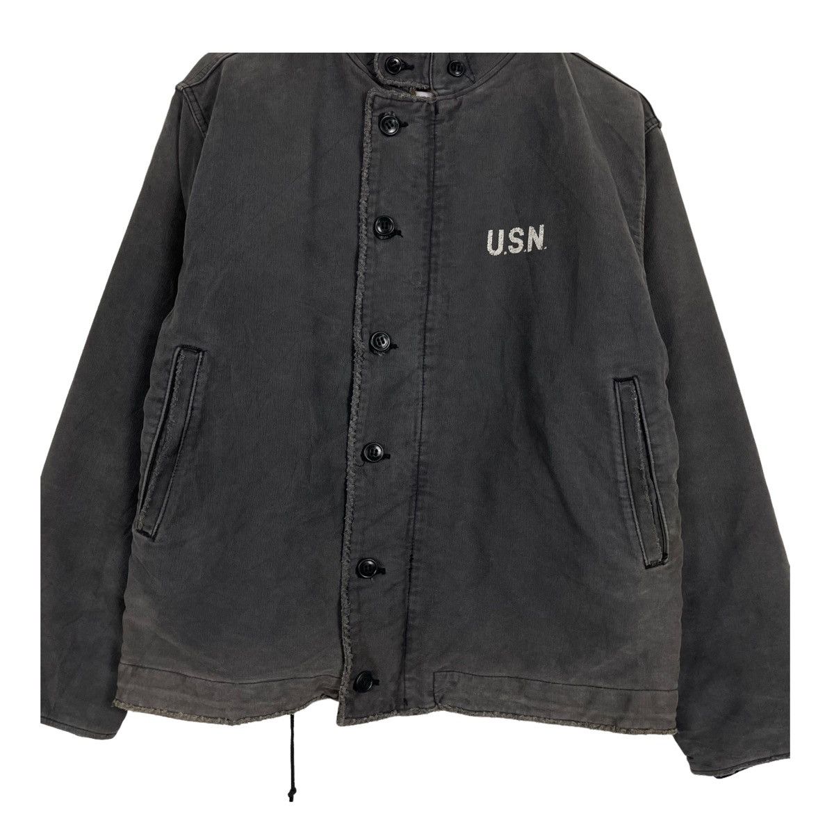 Vintage 💥70s USN N-1 NAVY DECK JACKET Size US M / EU 48-50 / 2 - 5 Thumbnail