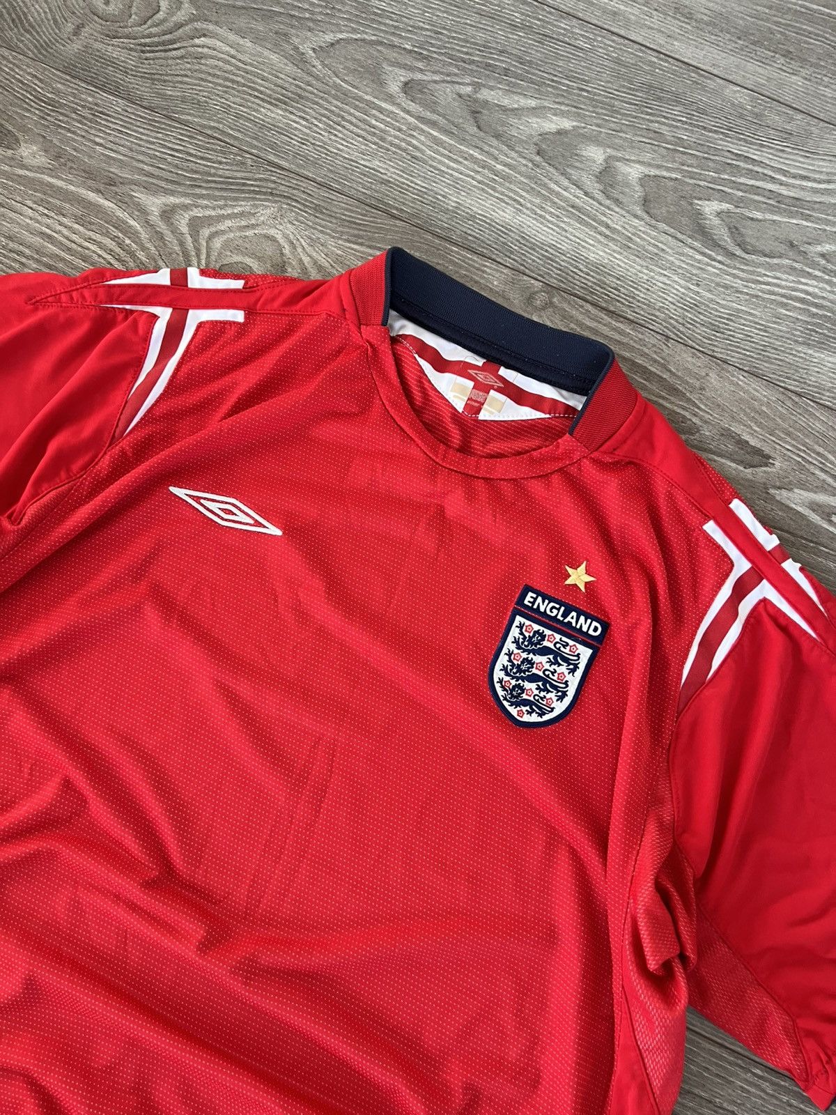 Umbro ‼️VINTAGE 2004/06‼️Umbro England Team Football Official Tee Size US XL / EU 56 / 4 - 5 Thumbnail