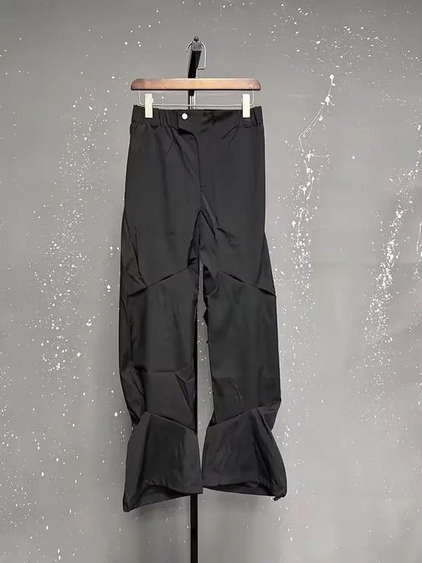 Japanese Brand Norika x Yuko Casual Trousers Sports Drawstring Pleated Pant Size US 32 / EU 48 - 2 Thumbnail
