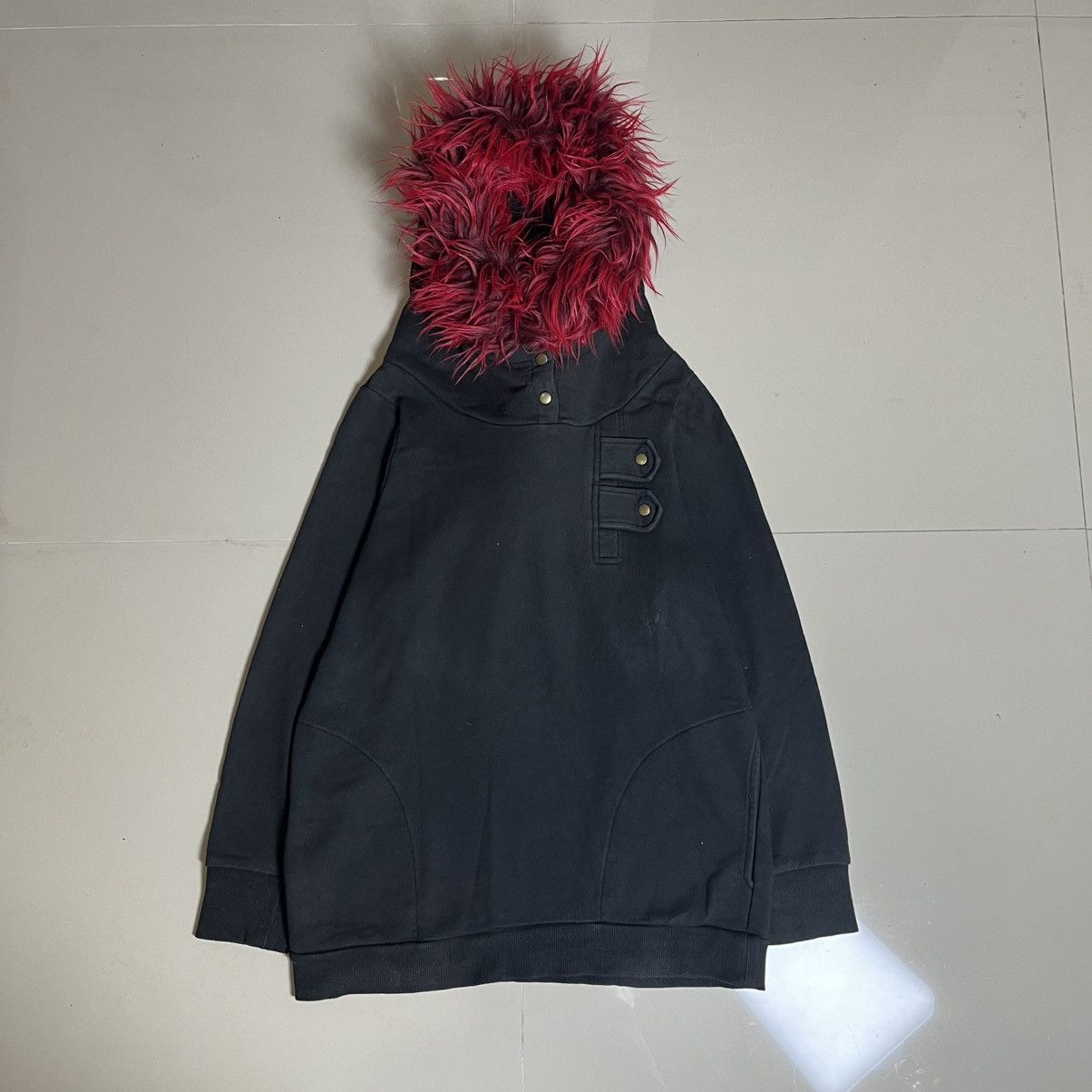 If Six Was Nine n'Or Japan Punk Hoodie LGB Style Faux Fur Neck Size US M / EU 48-50 / 2 - 1 Thumbnail