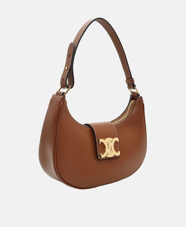 Leather shoulder bag