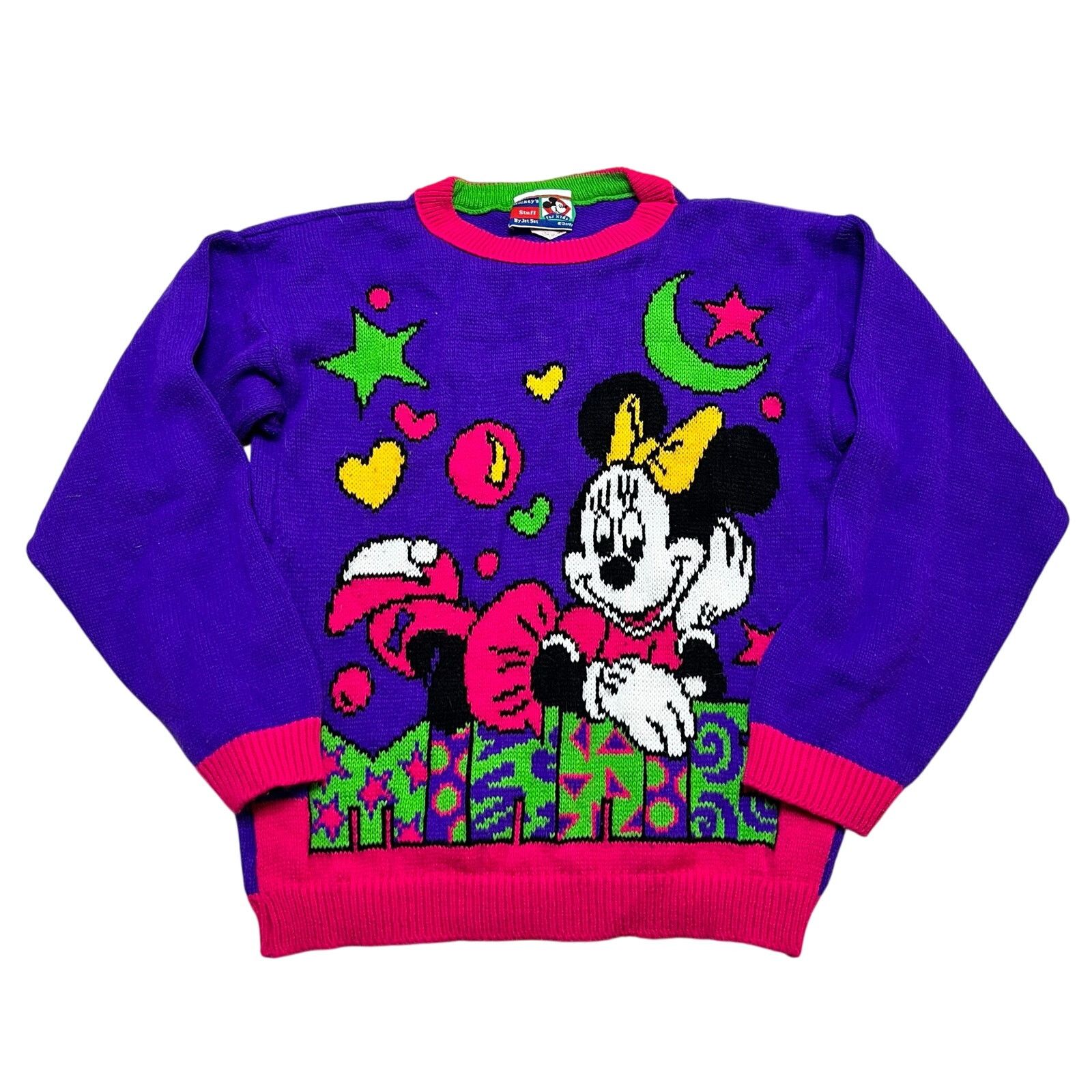 Disney Vintage Disney Mickey’s Stuff Minnie Mouse Sweater Kids L 14 Size XL / US 12-14 / IT 48-50 - 1 Thumbnail