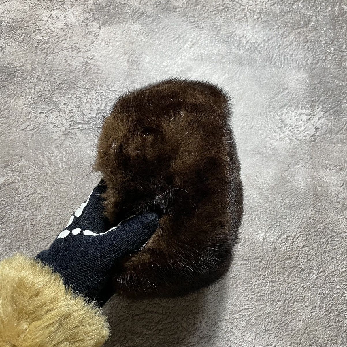 If Six Was Nine Vintage 90s Alt Beanie Mohair Ushanka Faux American VTg Size ONE SIZE - 4 Thumbnail