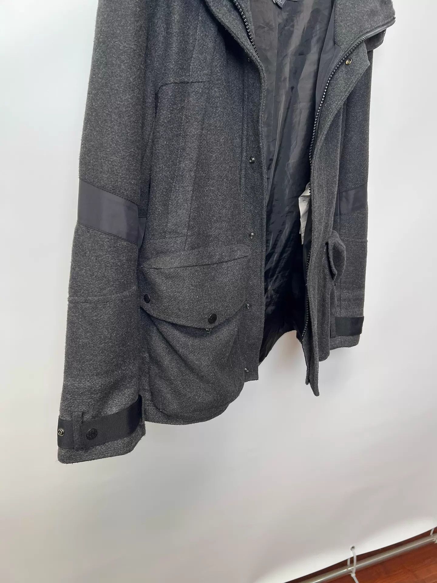 Armani Exchange Armani Exchange Wool Blend DVN 3D Pockets Jacket M Size US M / EU 48-50 / 2 - 8 Thumbnail