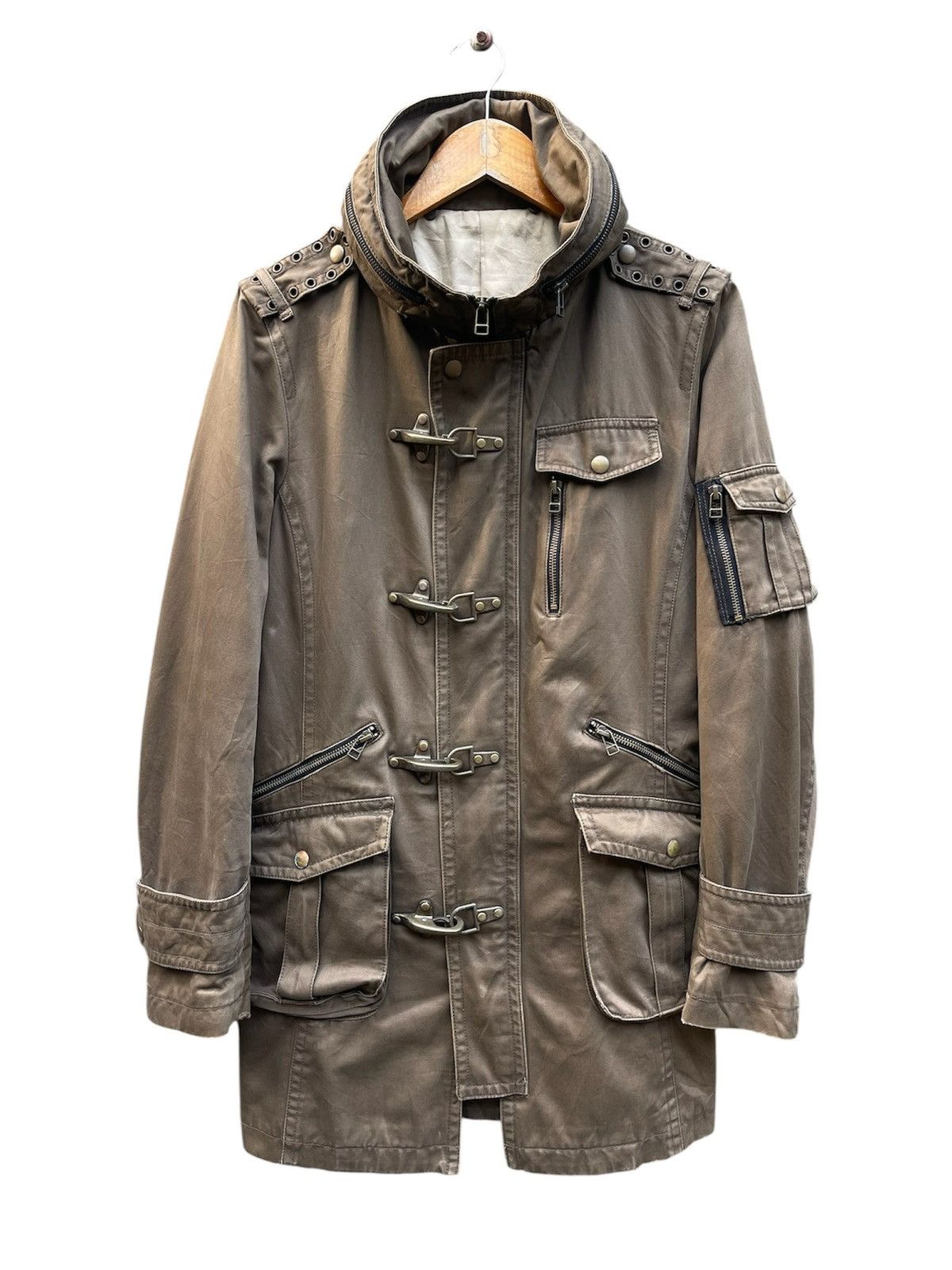 Michel Klein Archive Michel Klein Homme Tactical Fireman Buckle Jacket Size US S / EU 44-46 / 1 - 1 Thumbnail