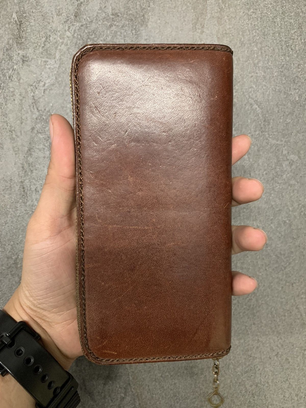 Japanese Brand × Leather × Porter RARE Porter Leather Zipper Wallet Size ONE SIZE - 1 Thumbnail