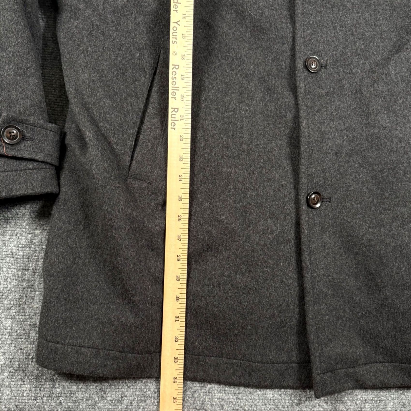 Vintage VINTAGE Alberto Ballini Car Coat Overcoat Wool Blend Button Front Jacket XXL Gray Coat Men’s Wool Coat Business Casual Adult 2XL Size US XXL / EU 58 / 5 - 5 Thumbnail