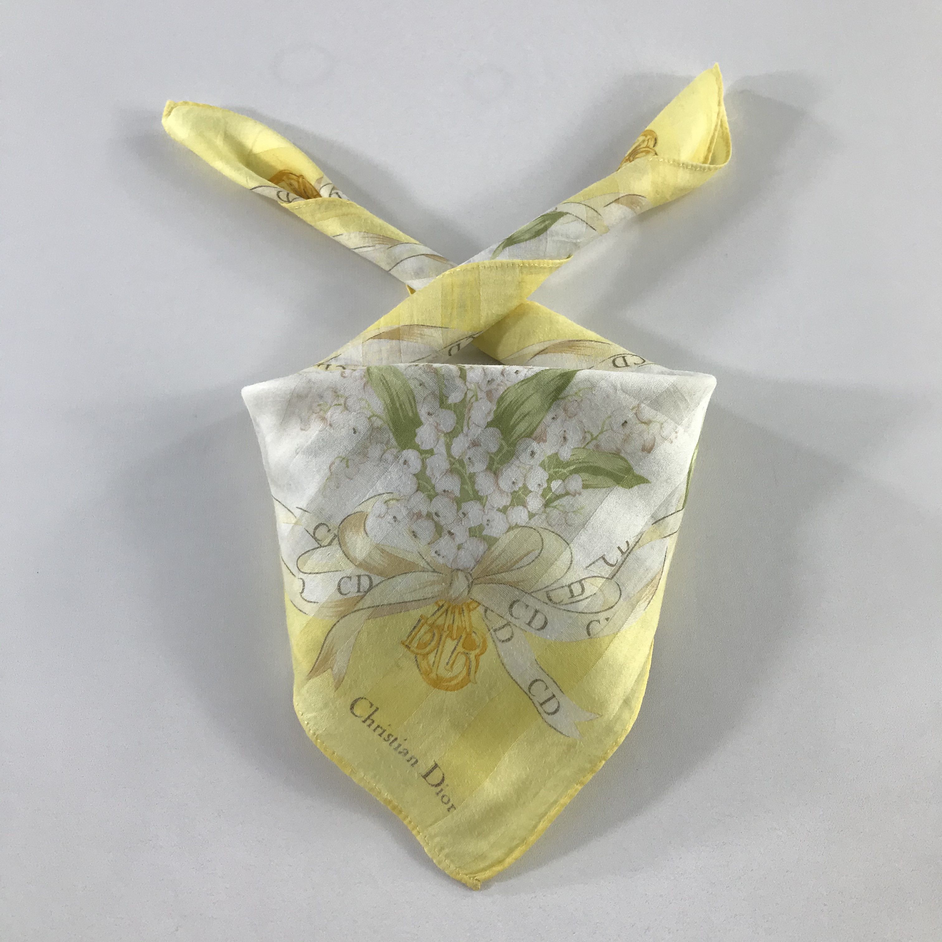 Vintage Christian Dior Neckerchief / Bandana / Handkerchief Size ONE SIZE - 1 Thumbnail