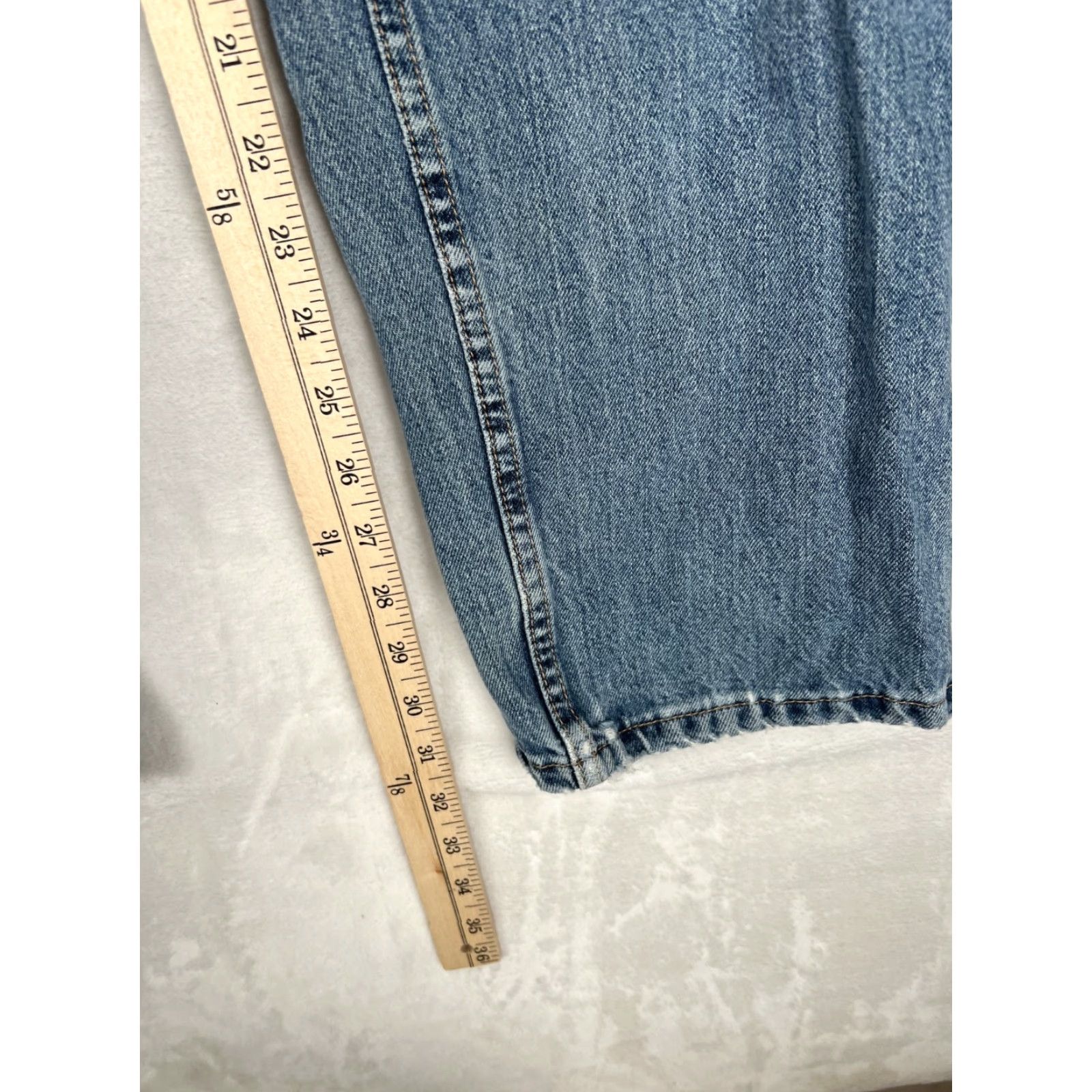 Lee VINTAGE Lee Jeans 30x32 Straight Leg 5-Pocket Denim Mens Brown Medium Wash 90s USA Lee Classic Fit Regular Slim? Size US 30 / EU 46 - 5 Thumbnail