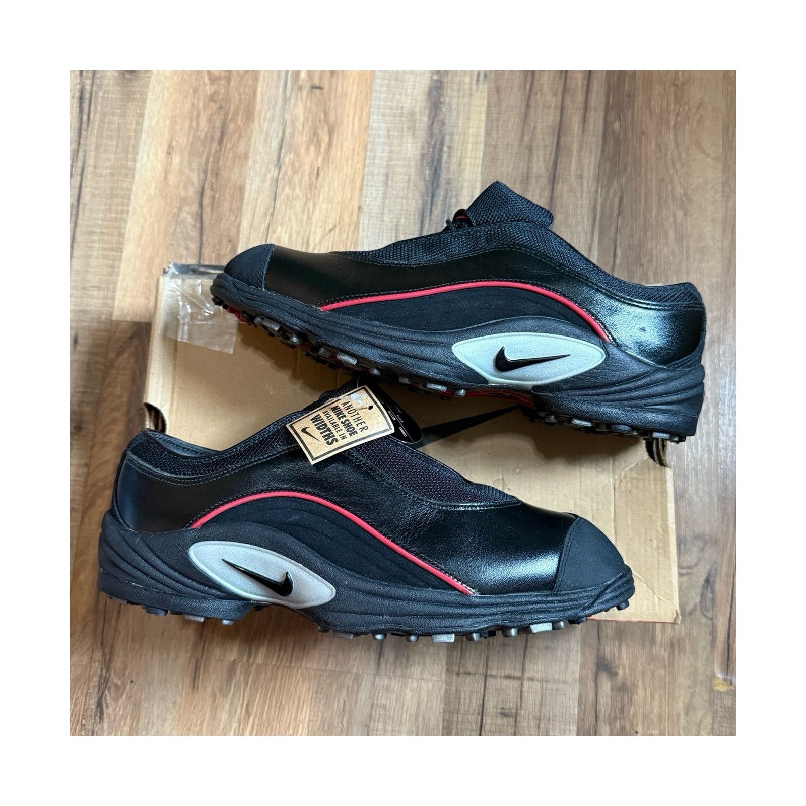Nike 90s Nike Tiger Woods Air Zoom T-Range Black Varsity Red Size US 8 / EU 41 - 1 Thumbnail