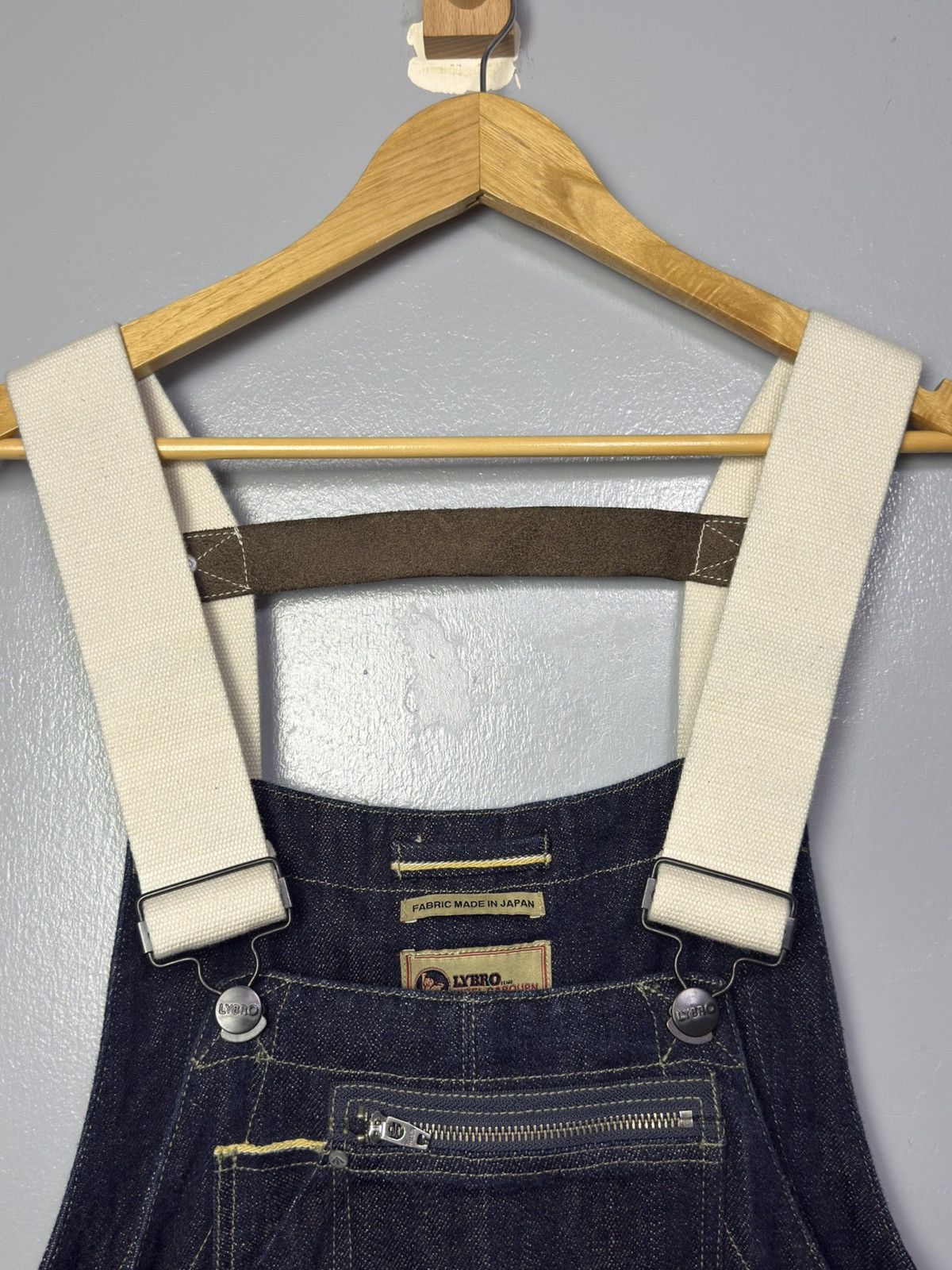 Nigel Cabourn Nigel Cabourn Lybro Naval Dungaree Denim Overall - Size 46 Size US 30 / EU 46 - 12 Thumbnail
