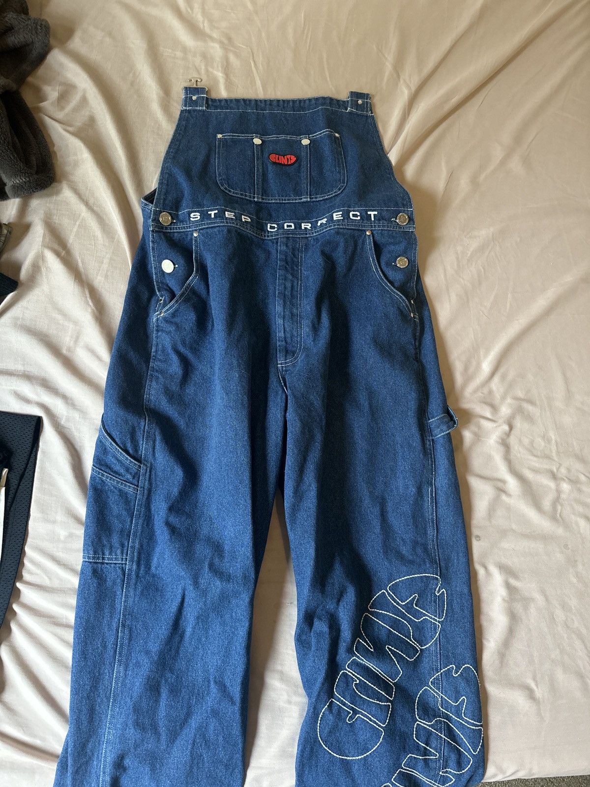 Clints Clints Denim Jean Overalls Size Medium Size US 34 / EU 50 - 1 Thumbnail