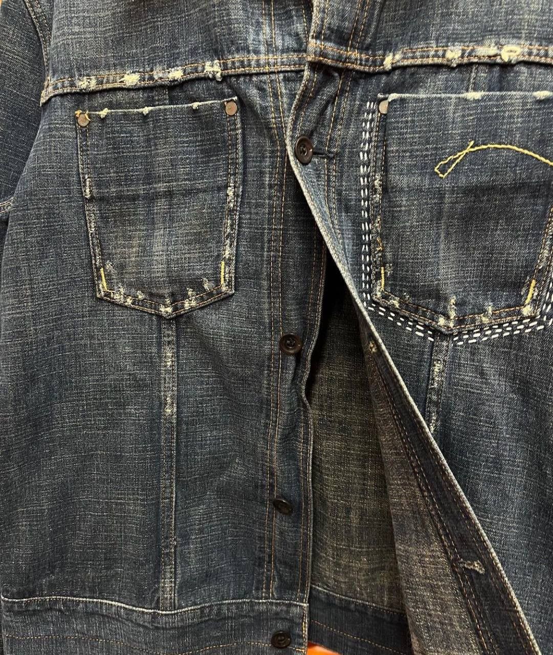 G-Star Custom Handmade Boro Vintage G Star Raw Denim Jacket Size US XL / EU 56 / 4 - 4 Thumbnail