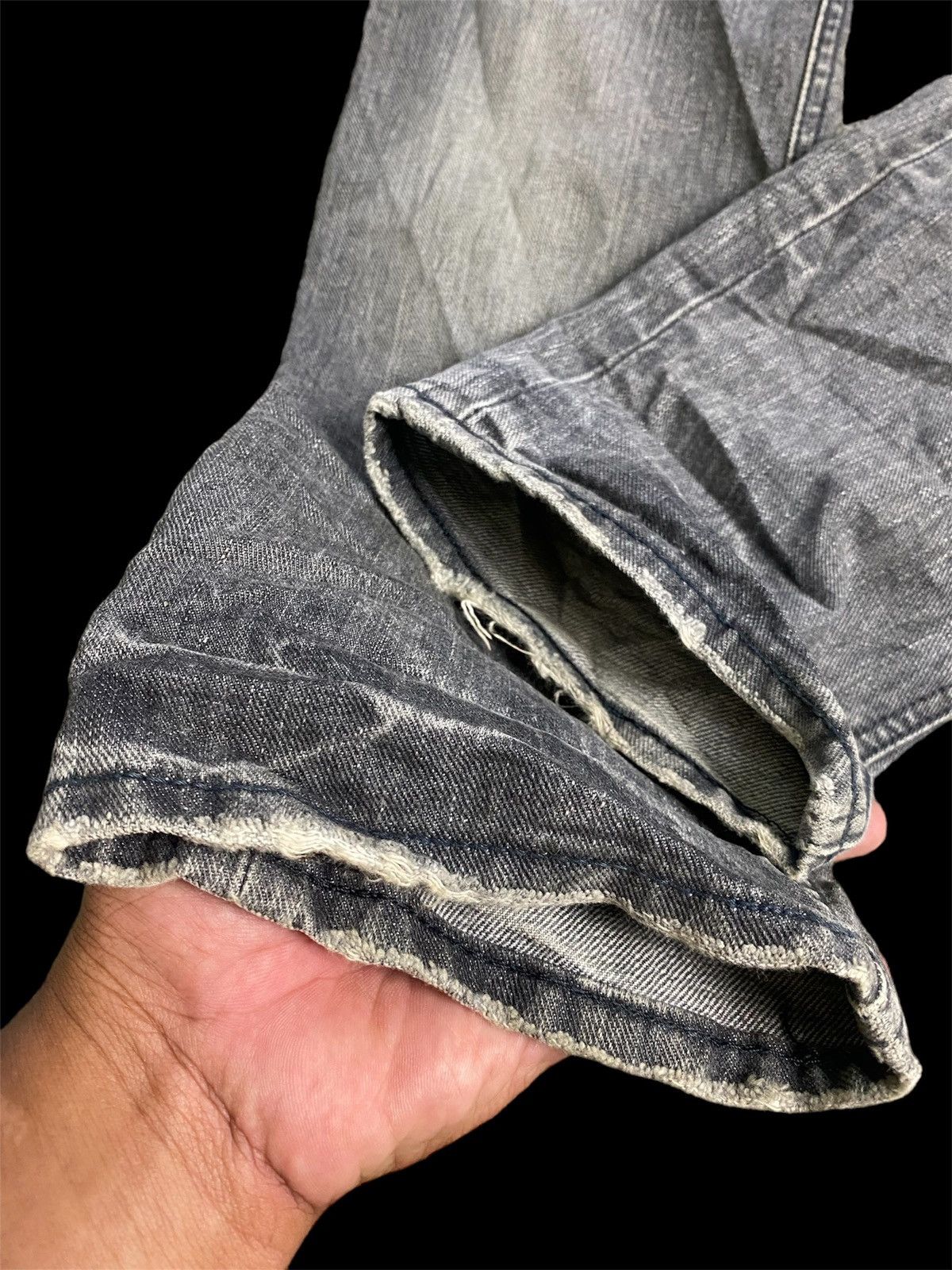 If Six Was Nine × Lee VINTAGE 90’s LEE RIDERS DISTRESED PUNK DENIM JEANS Size US 31 - 7 Thumbnail