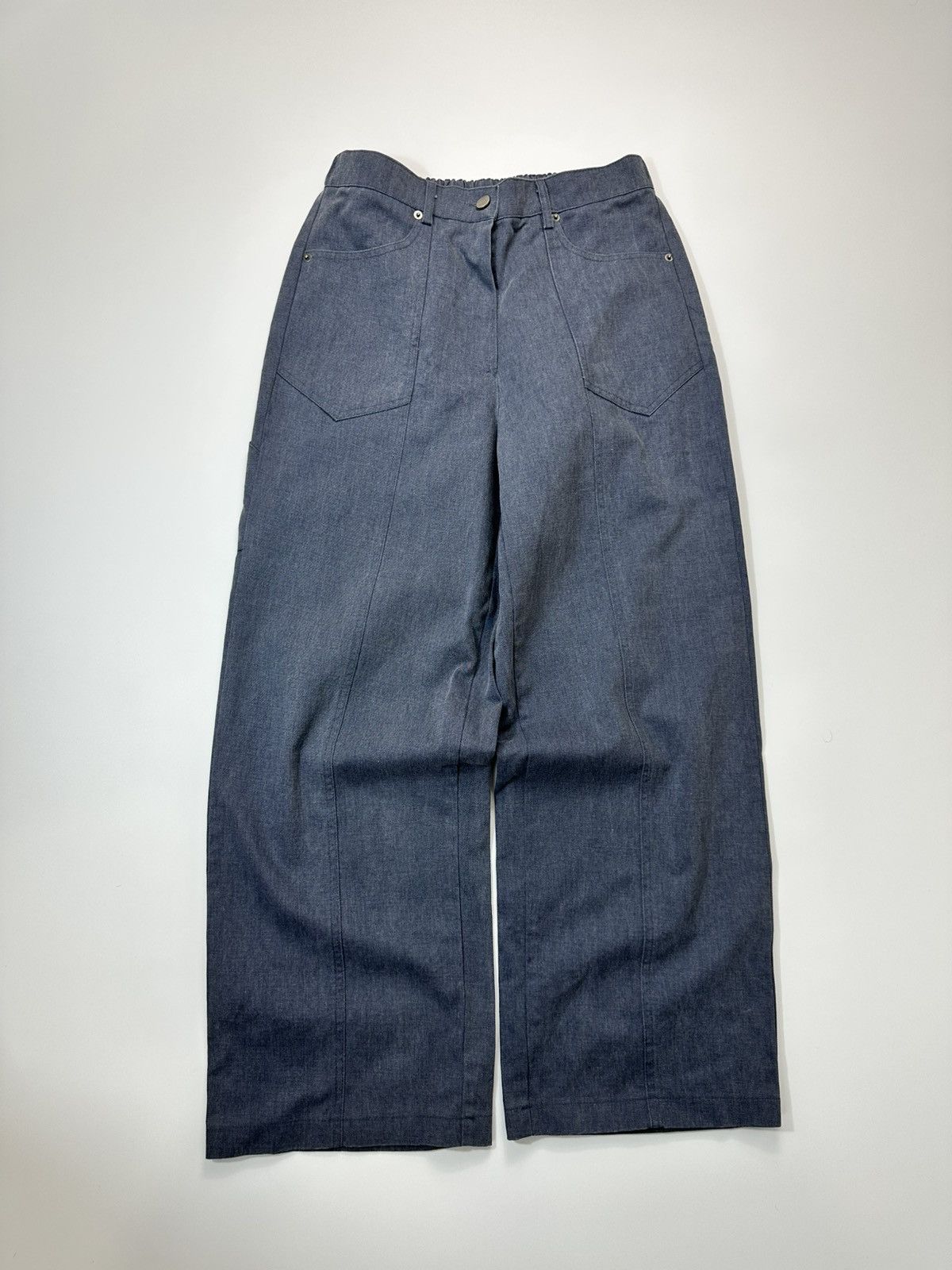Other Africa Baggy Oversizw Pants Made In Korea Blue Size US 35 - 1 Thumbnail