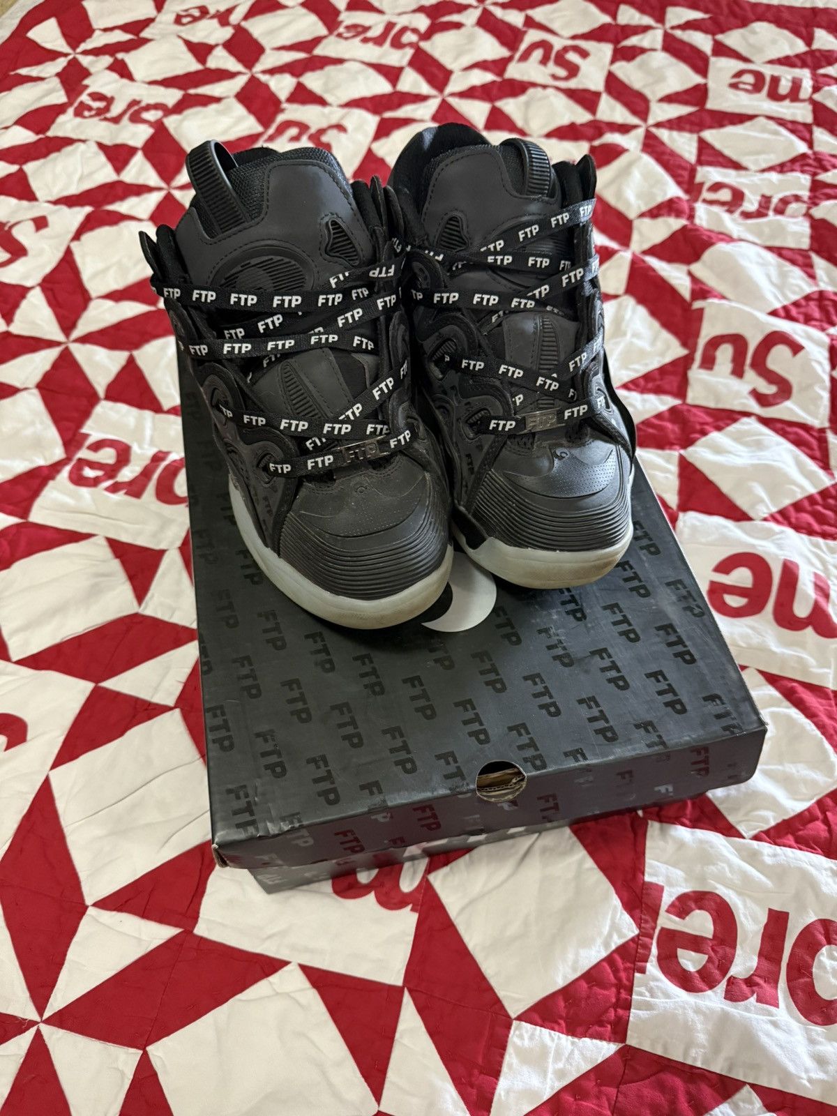 Fuck The Population FTP x Osiris D3 2001 Black Shoes Size US 10 / EU 43 - 1 Thumbnail