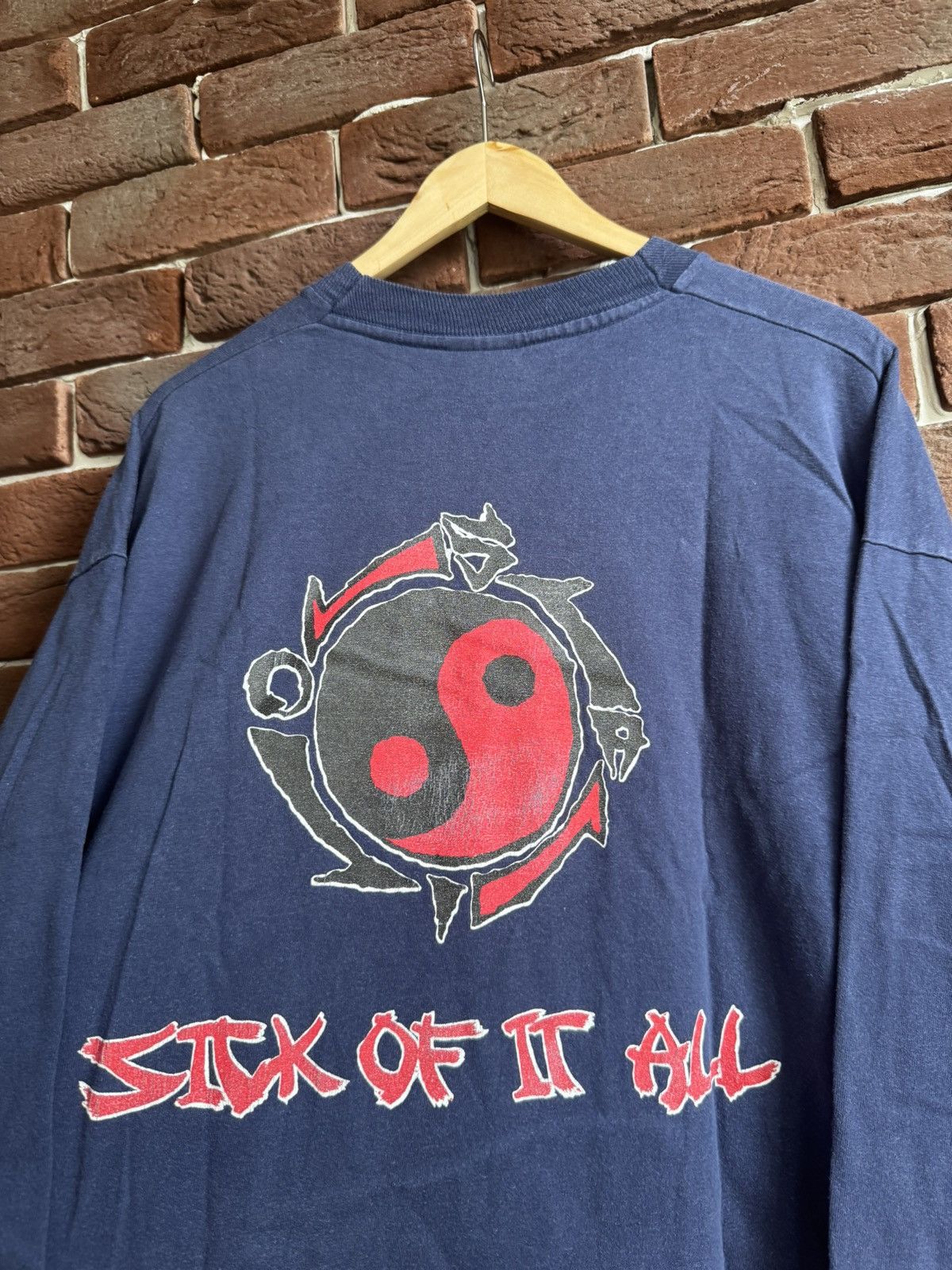 Band Tees 90s Sick Of It All Ying Yang Vintage NY Hardcore Band Tee xl Size US XL / EU 56 / 4 - 7 Thumbnail