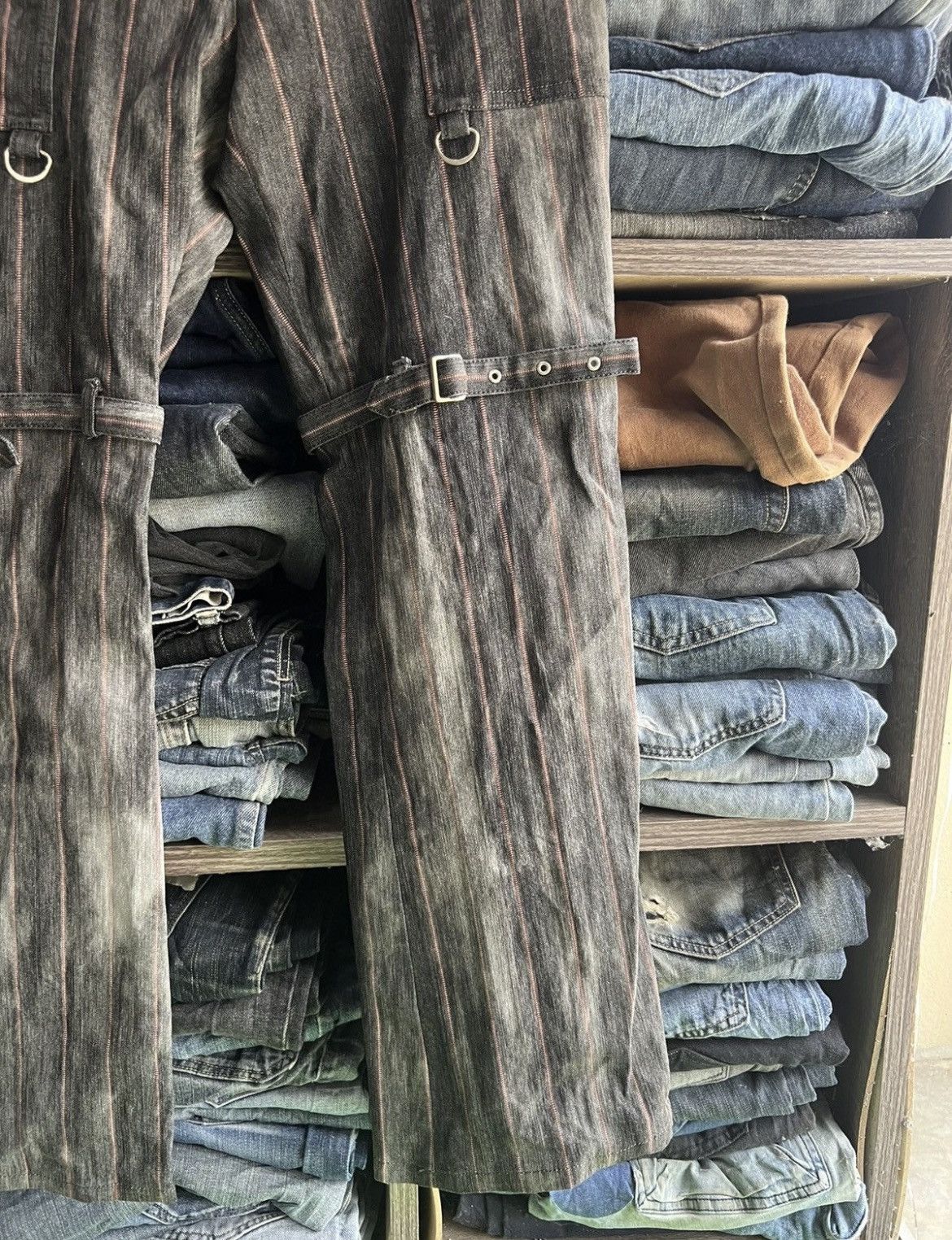 If Six Was Nine 🔥Sun Faded Caravan Punk Seditionaries Bondage Pant Size US 28 / EU 44 - 9 Thumbnail