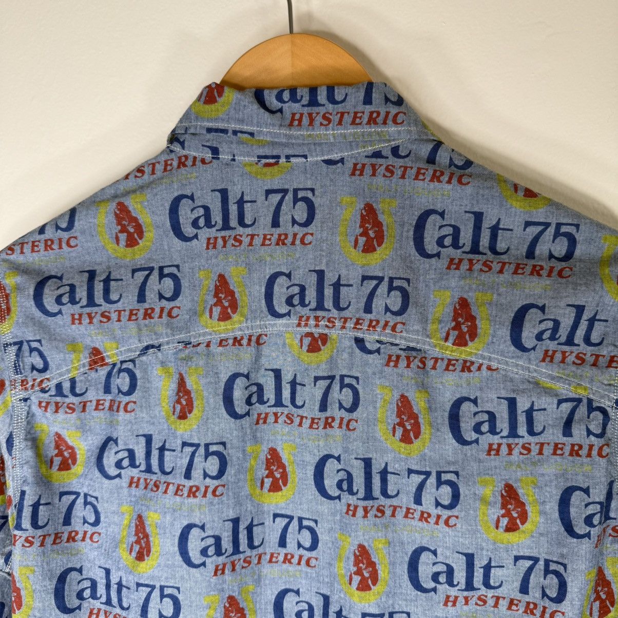 Hysteric Glamour × Vintage Vintage 90’s Hysteric Glamour CalT 75 All Over Print Shirt Size US M / EU 48-50 / 2 - 11 Thumbnail