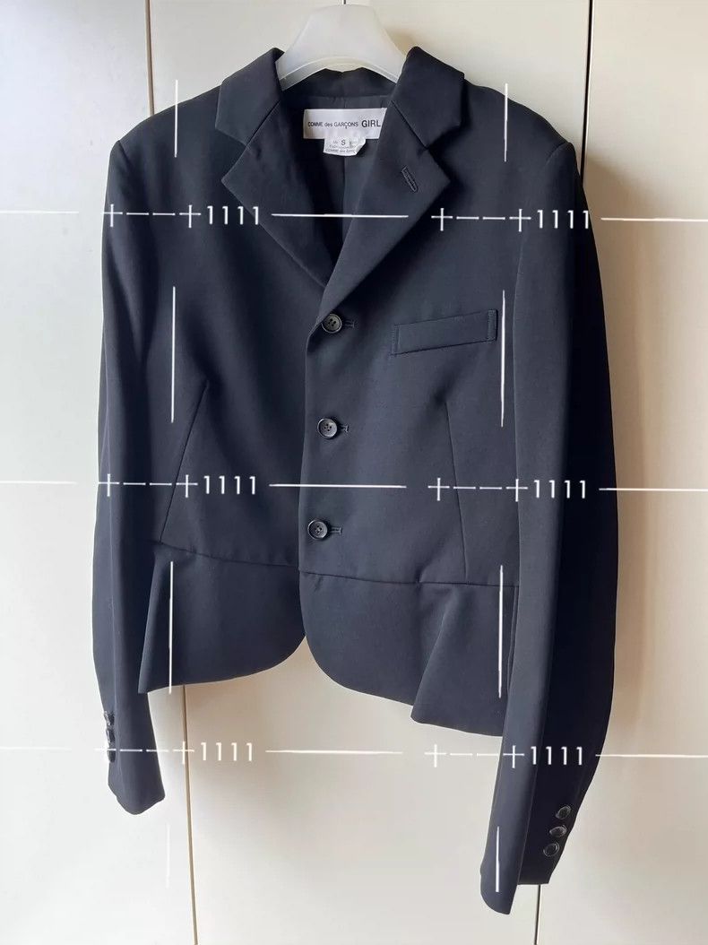 Comme des Garcons Comme Des Garcons Lace Petal Ruffle Wool Blazer Size S / US 4 / IT 40 - 3 Thumbnail