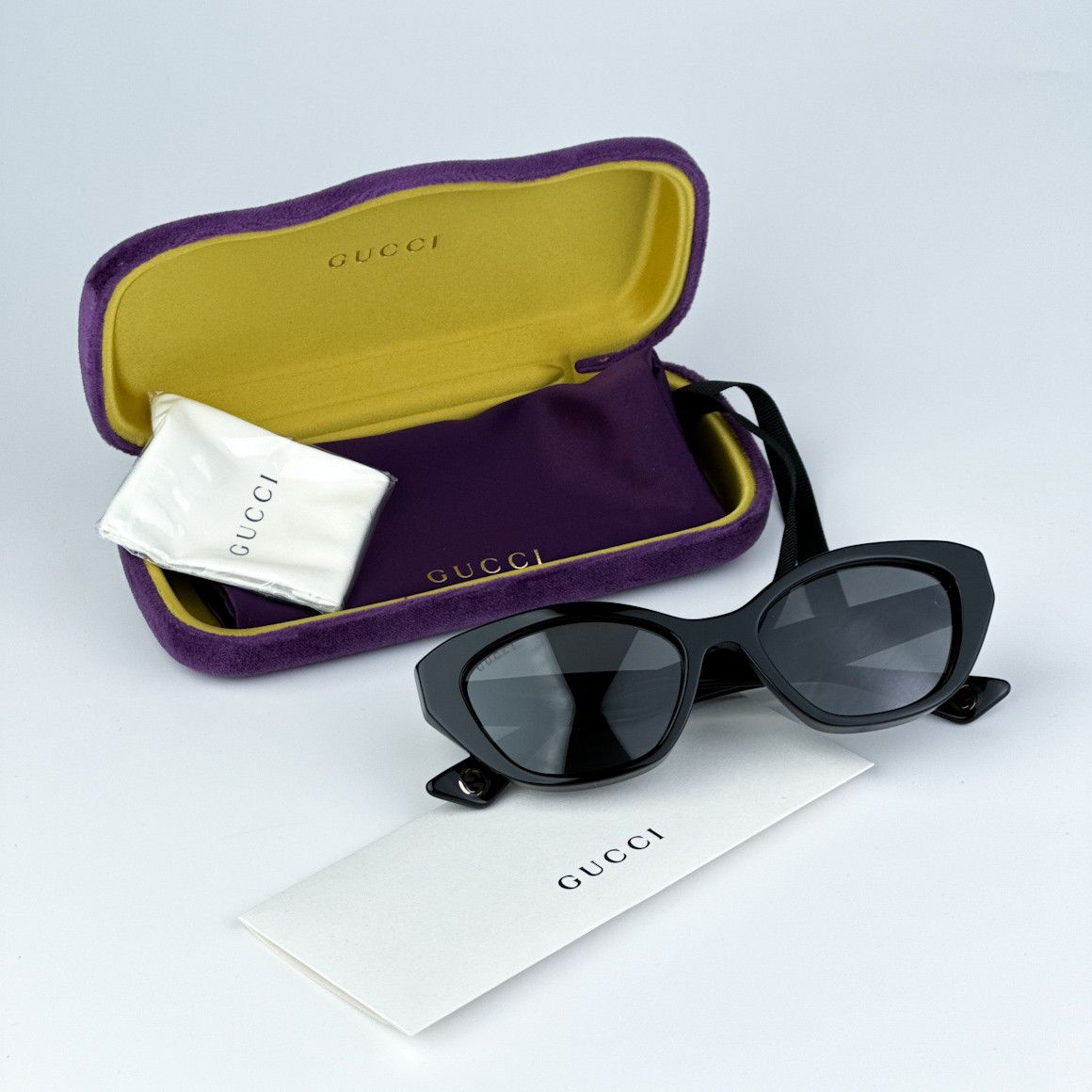 Gucci NEW Gucci GG1638S 001 Women Cat Eye Sunglasses Size ONE SIZE - 8 Thumbnail