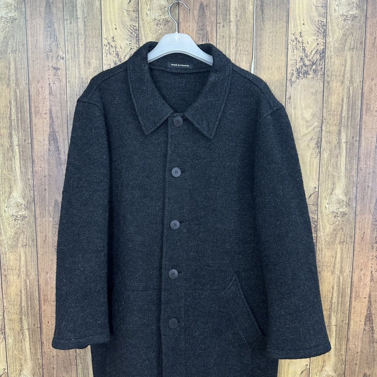 agnes b. Agnes B France Wool Long Designer Coat Z105 Size US L / EU 52-54 / 3 - 3 Thumbnail