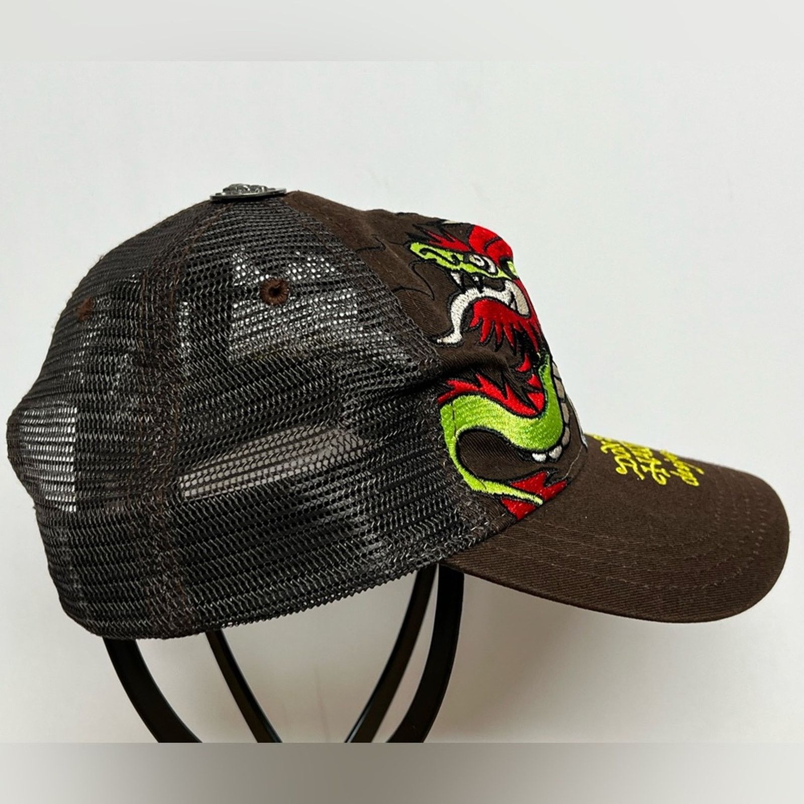 Christian Audigier Vintage Christian Audigier Ed Hardy Skull Dragon Hat RARE Size ONE SIZE - 3 Thumbnail