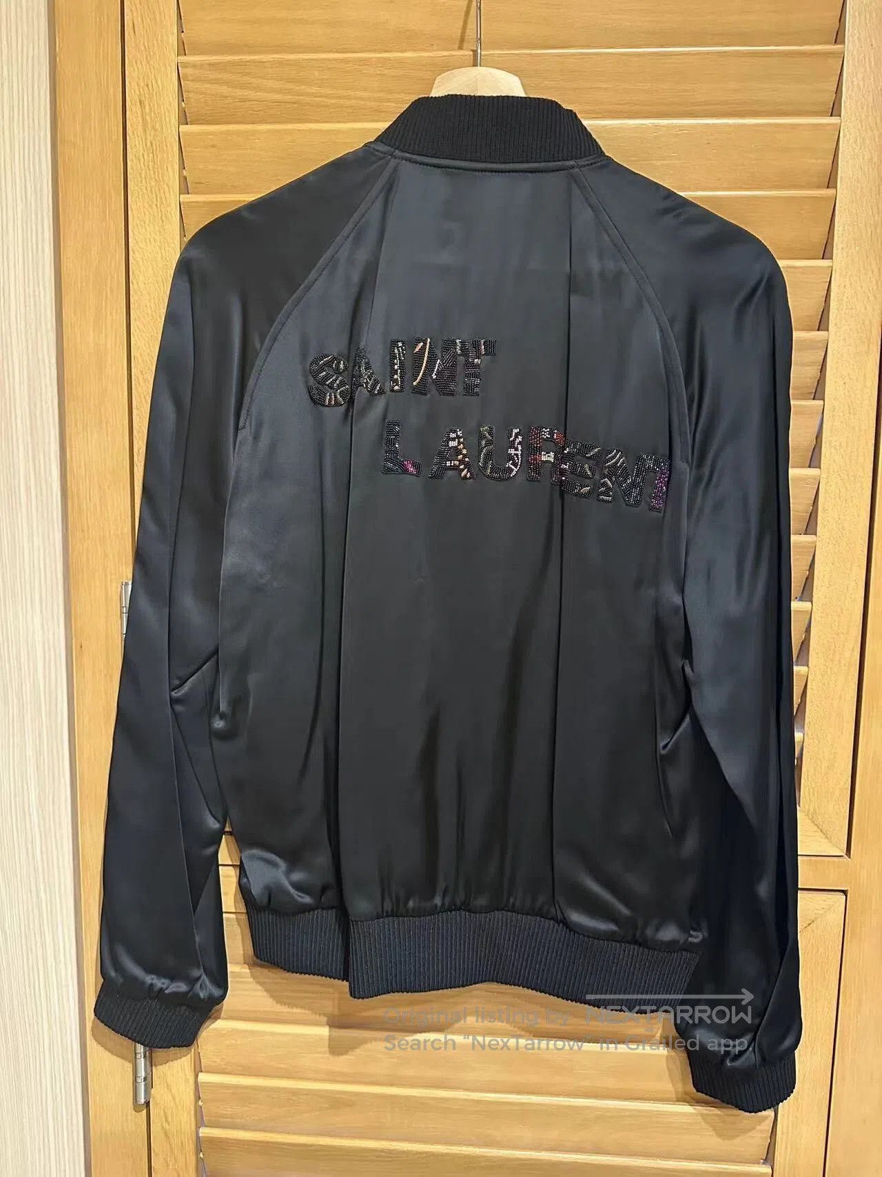 Anthony Vaccarello Saint Laurent SLP 19ss Teddy Rainbow Logo Jacket. Size US S / EU 44-46 / 1 - 2 Thumbnail