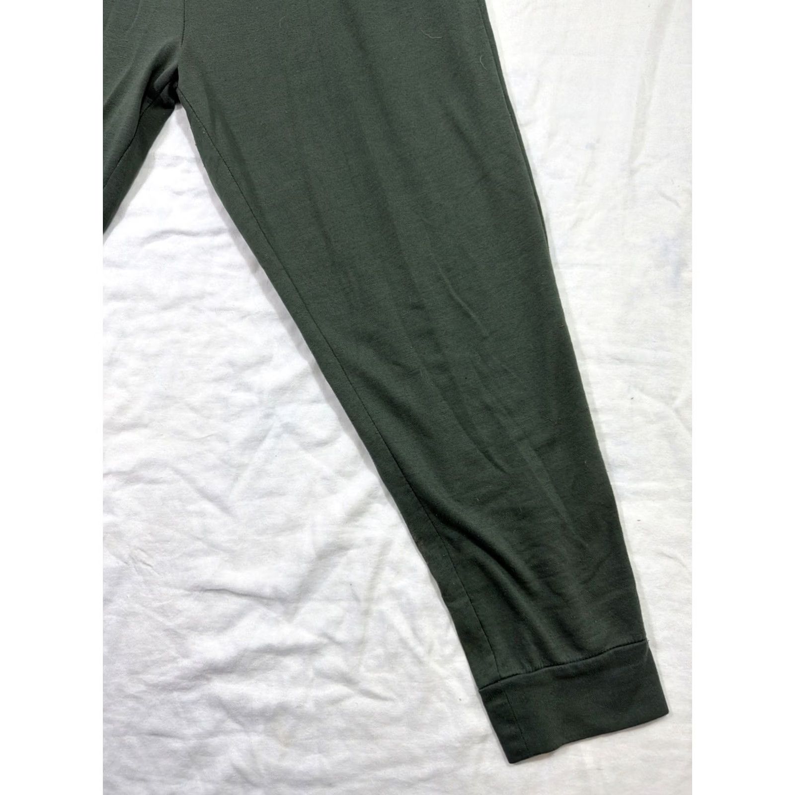 Eddie Bauer Eddie Bauer Lounge Sweatpants Women XL Green Solid Relaxed Fit Logo P ull On Straight Leg Casual Travel Size 40" / US 18 - 5 Thumbnail