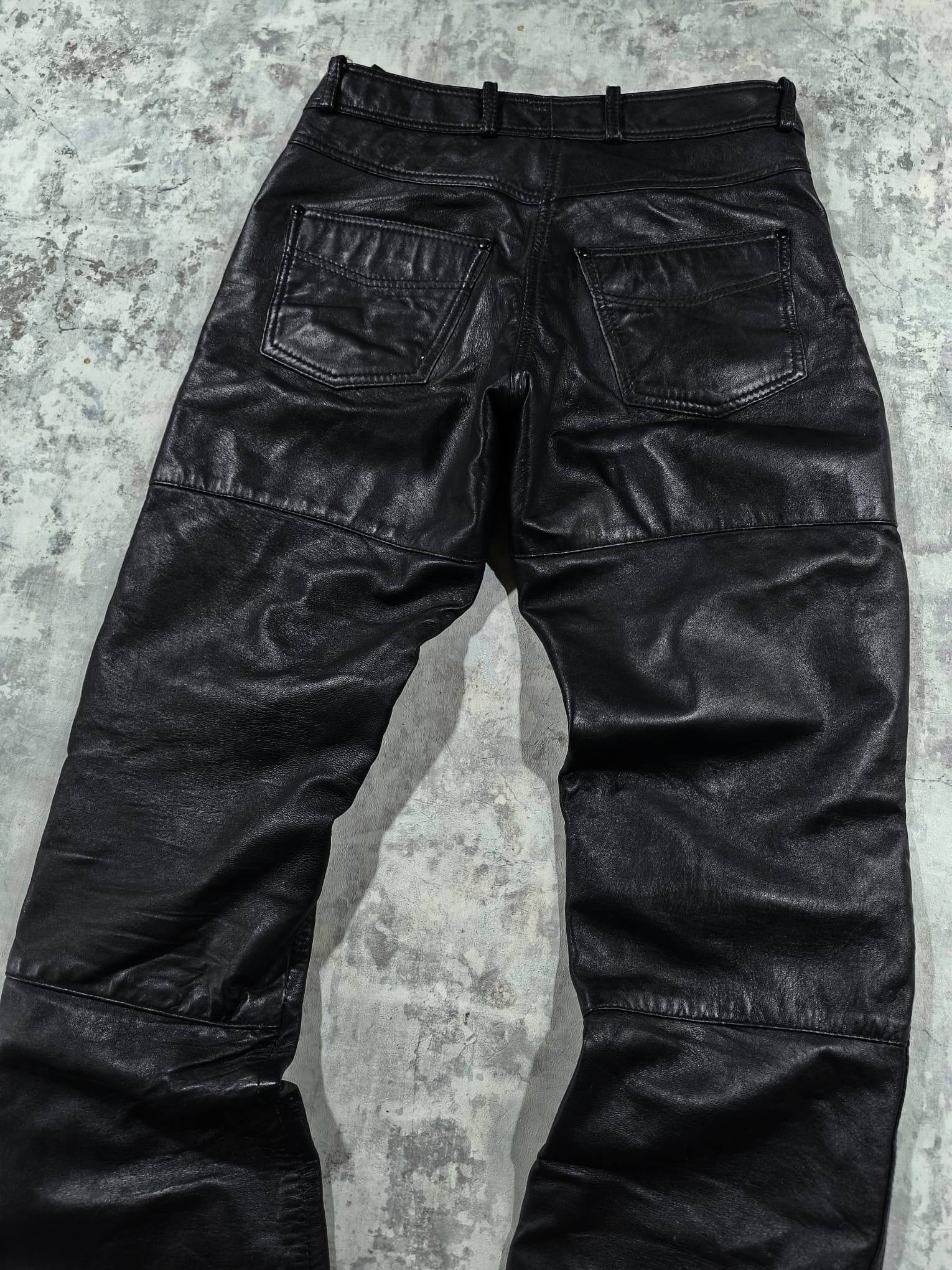 Kadoya vtg biker girl real leather jeans rick owens balenciaga Size 28" / US 6 / IT 42 - 6 Thumbnail