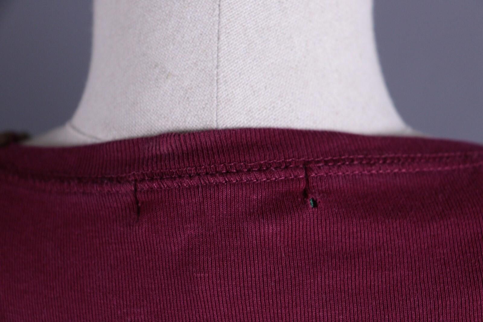 Designer Lauren Jeans Co. Ralph Lauren Burgundy Top Shirt Sz M Size M / US 6-8 / IT 42-44 - 12 Thumbnail