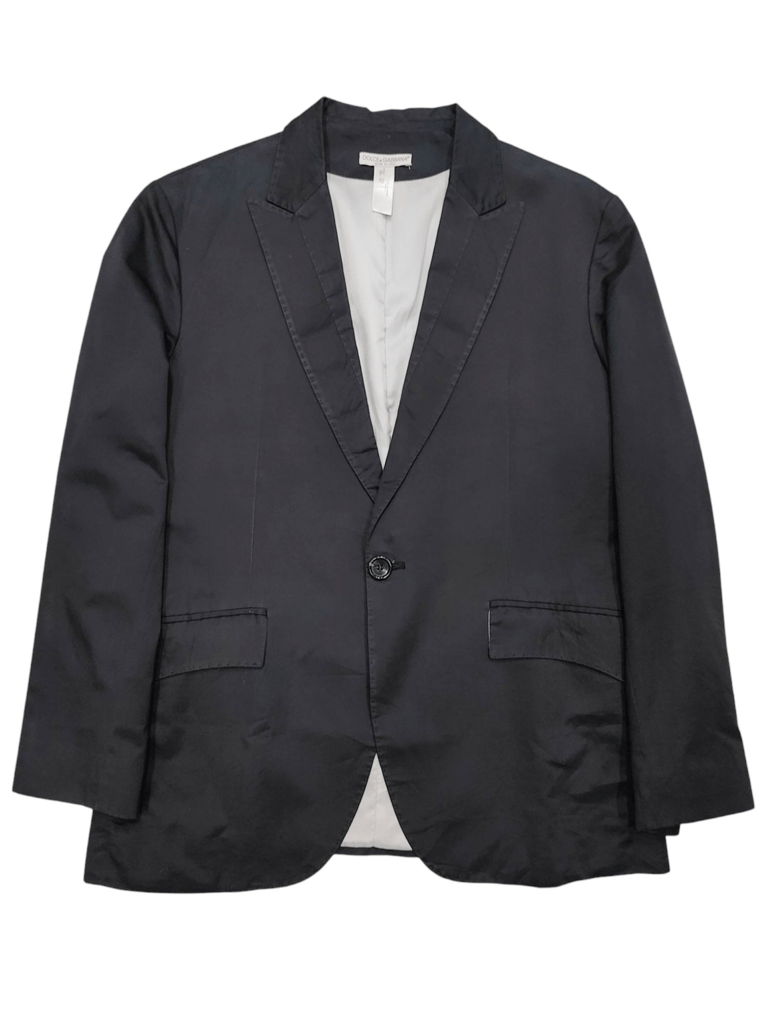 Dolce & Gabbana- Sharp Minimal Tailored Pure Wool Blazer