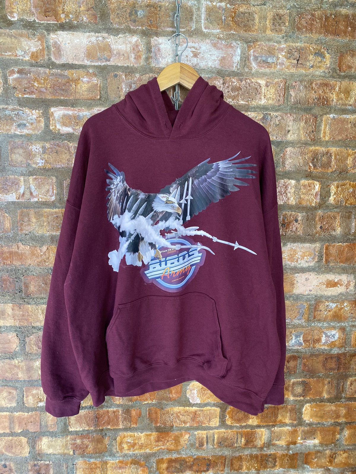 20471120 × Beauty Beast × Japanese Brand SS21 MILKBOY Military USA bird army hoodie Size US XL / EU 56 / 4 - 3 Thumbnail