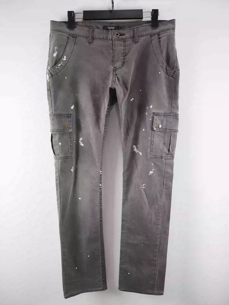 Undercover #2008AW undercover wash gray splash-ink overalls Size US 34 / EU 50 - 1 Thumbnail