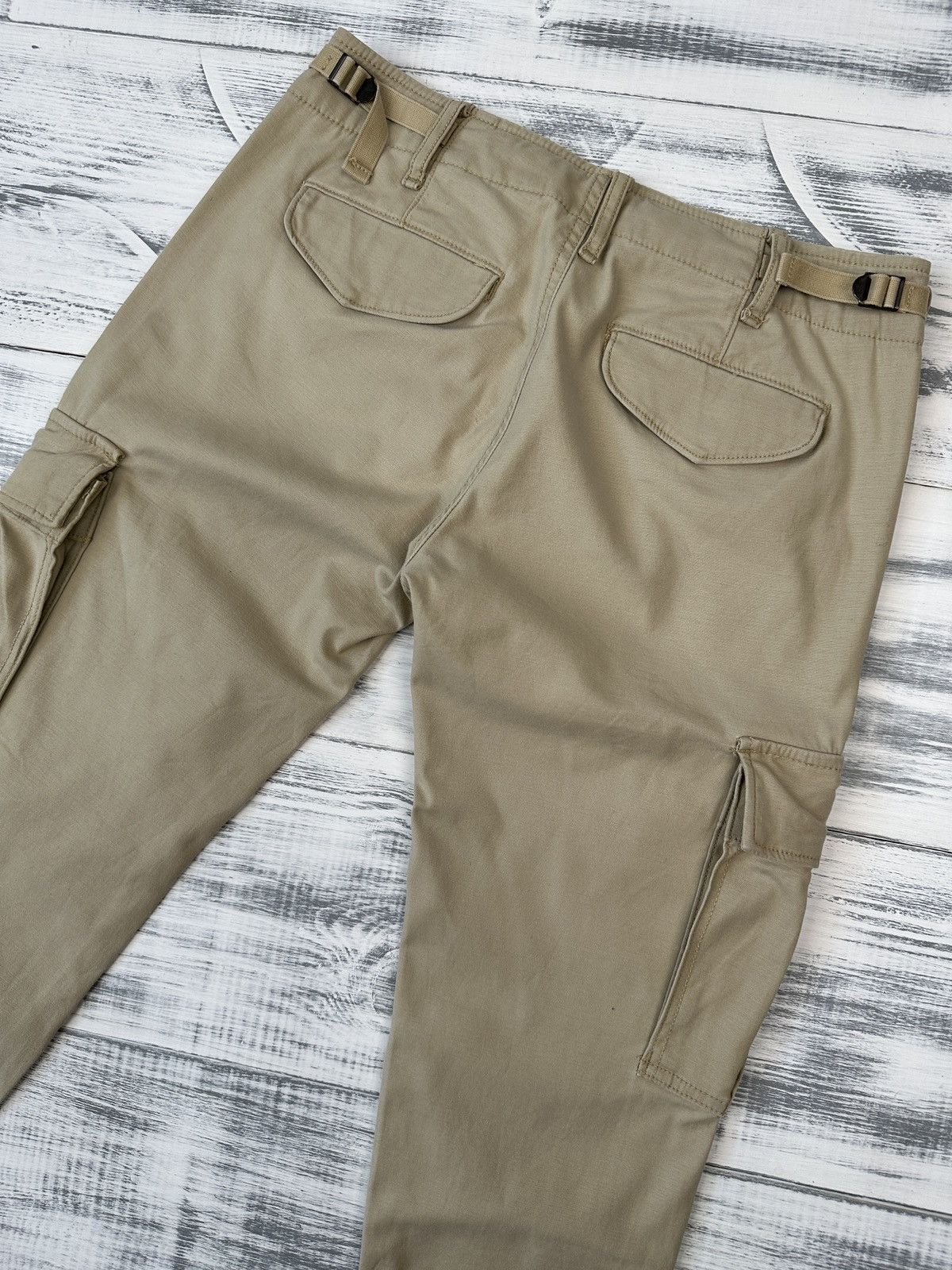Denim & Supply Ralph Lauren DENIM & SUPPLY RALPH LAUREN Cargo Pants Women’s Beige sz 26 Size 26" / US 2 / IT 38 - 5 Thumbnail