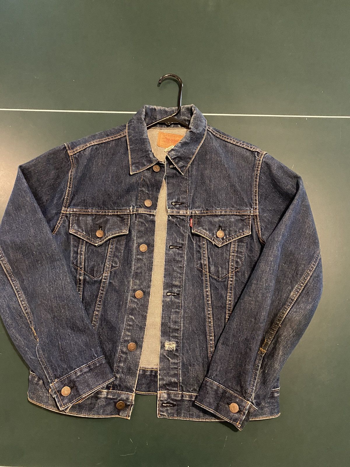 Image of Levis x Levis Vintage Clothing Levi’S Vintage Big E Jacket in Blue, Men's (Size Small)